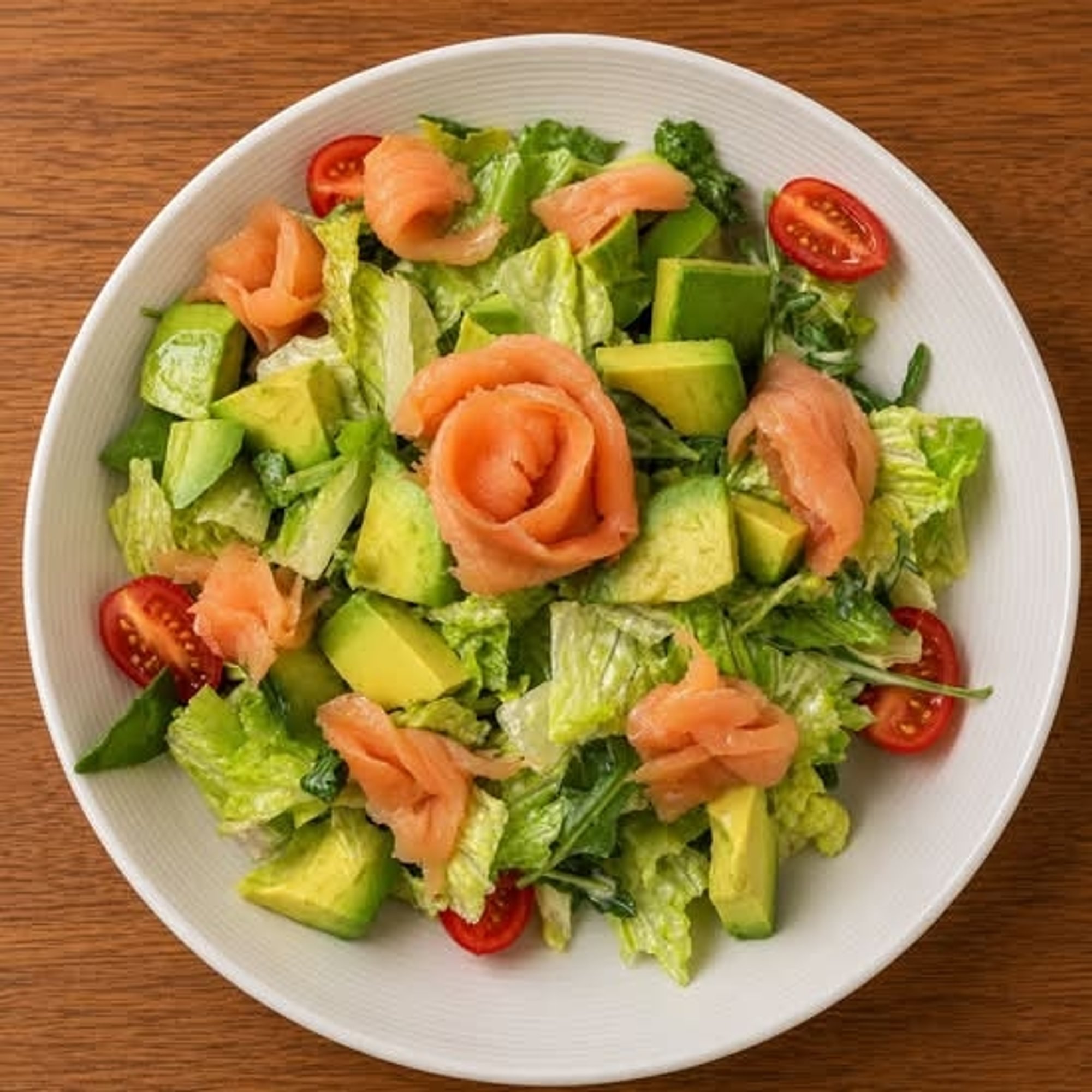 Mediterranean Smoked Salmon Salad