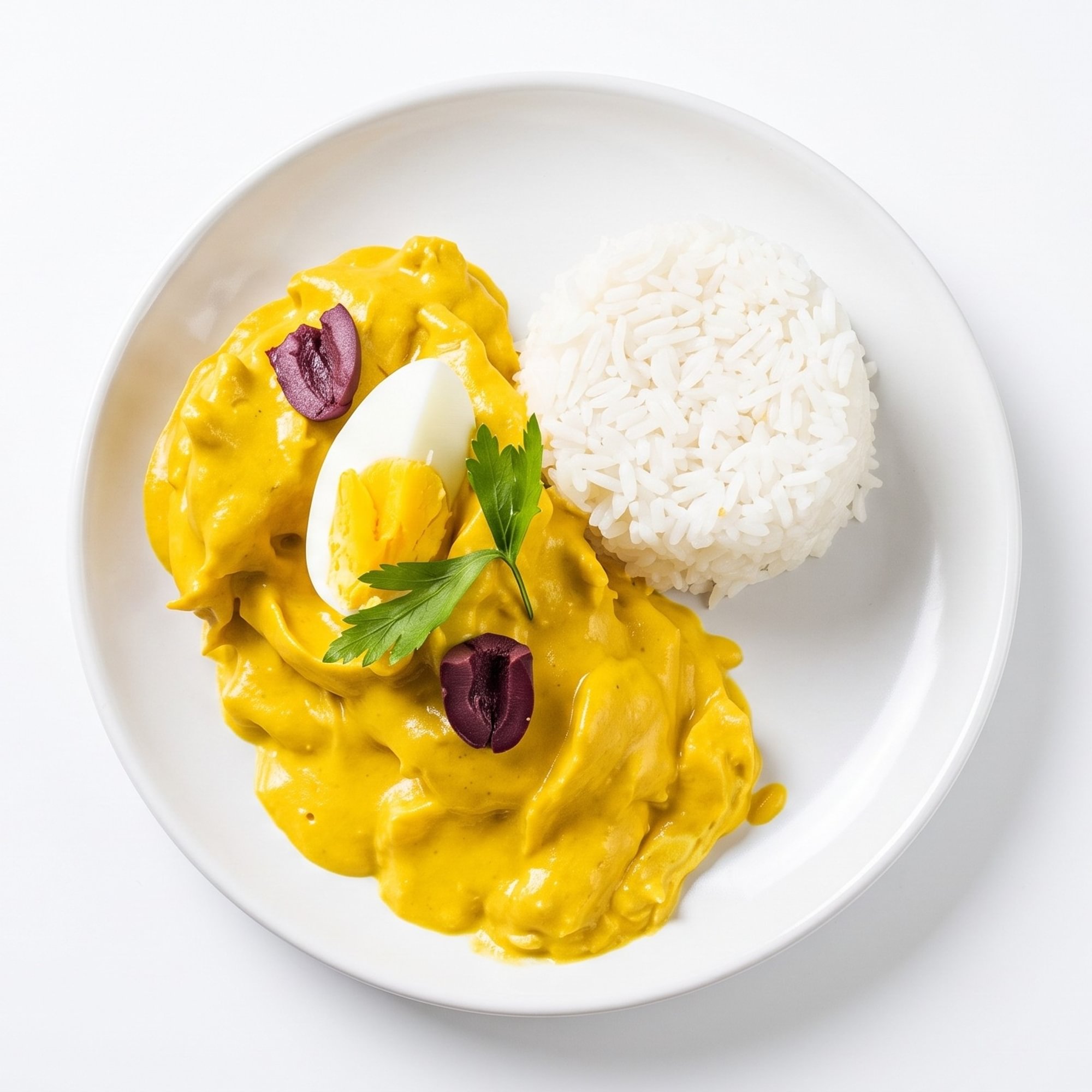 Ají de Gallina [Chicken in Creamy Pepper Sauce]