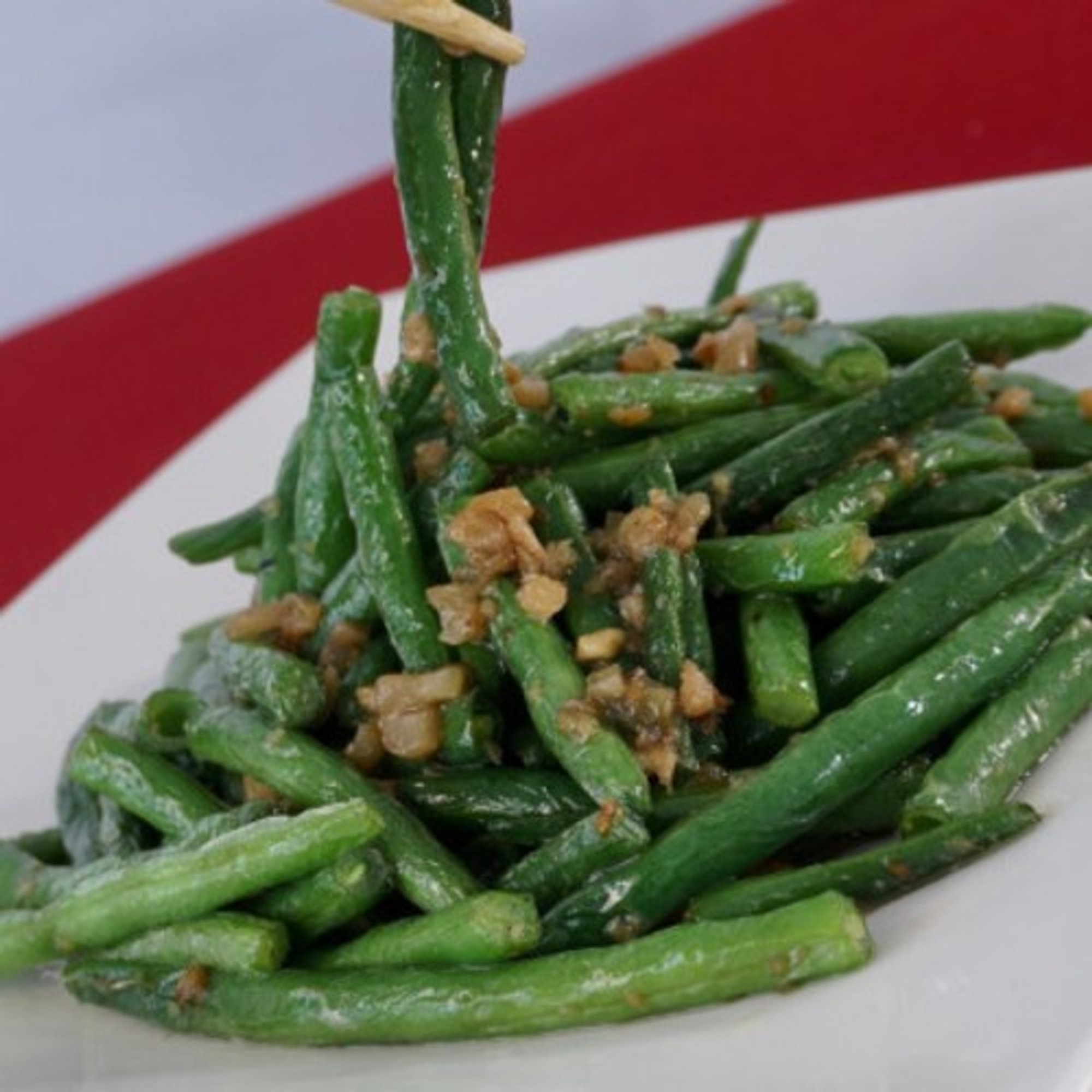 Vegetarian - Sauteed String Beans in a Black Bean Sauce