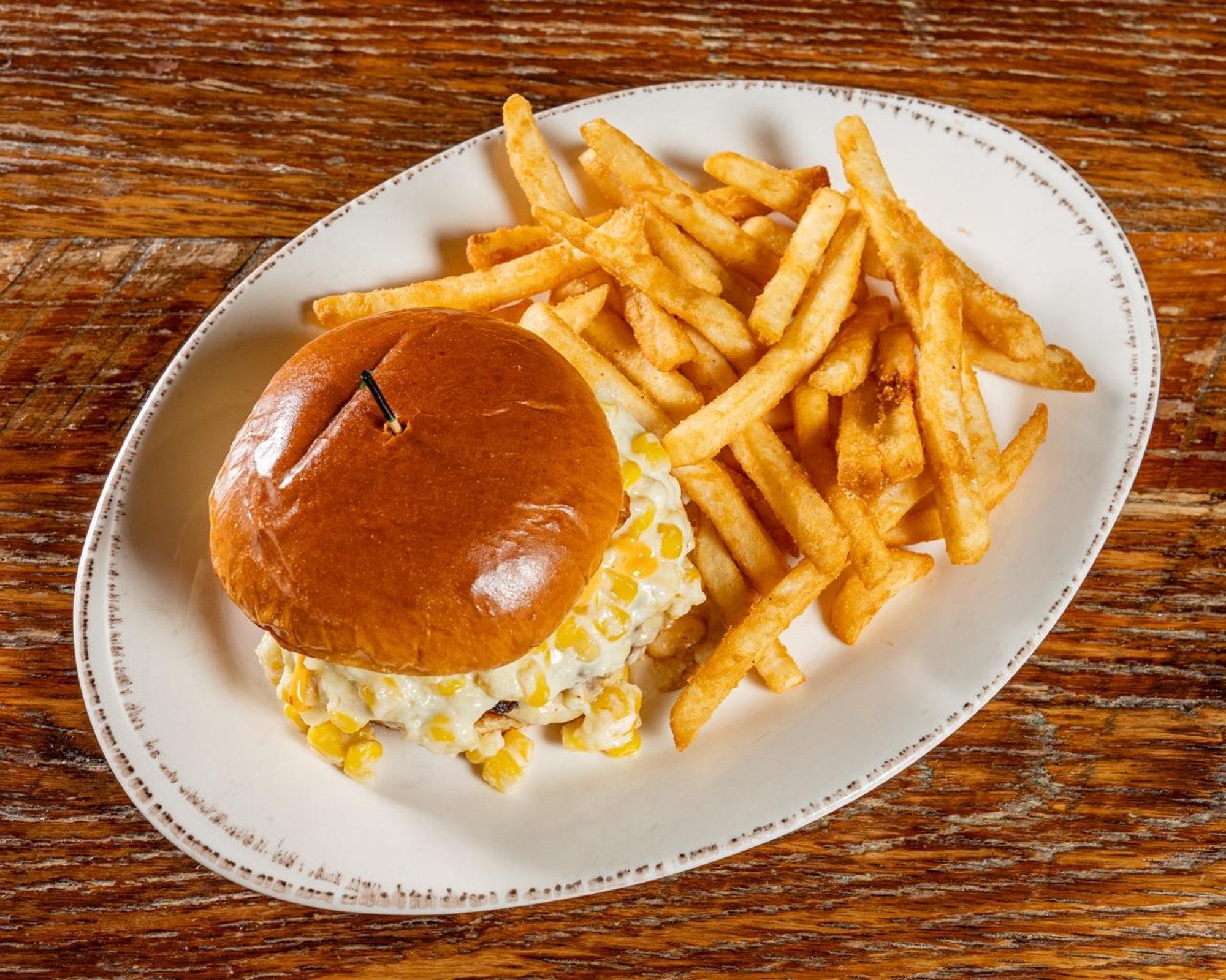 Elote Burger