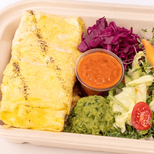 Omelet with Mozzarella Cheese - Vegetarian & Gluten Free option