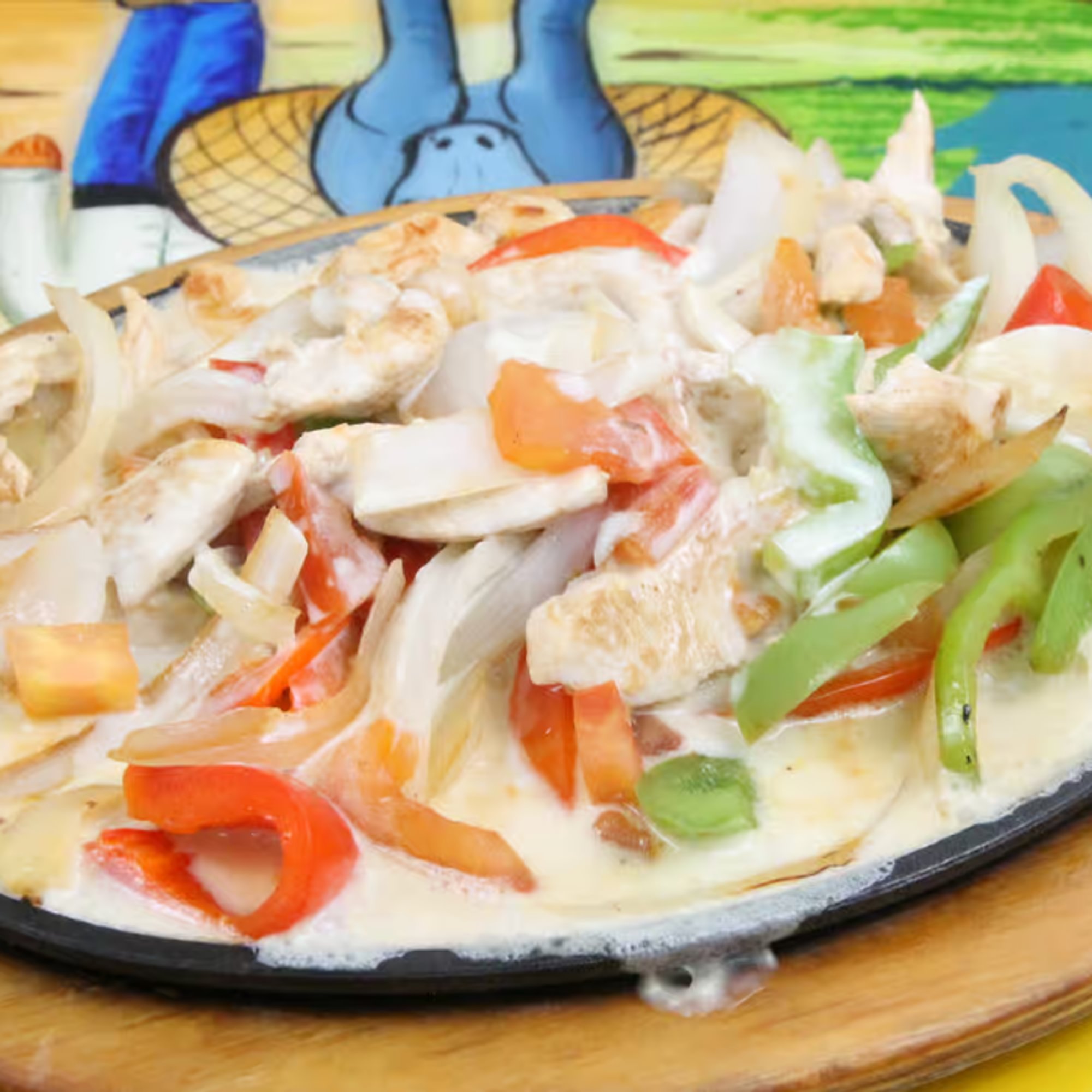 Fajita Pollo Fundido