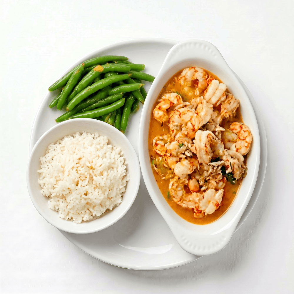 Panned Shrimp & Crab
