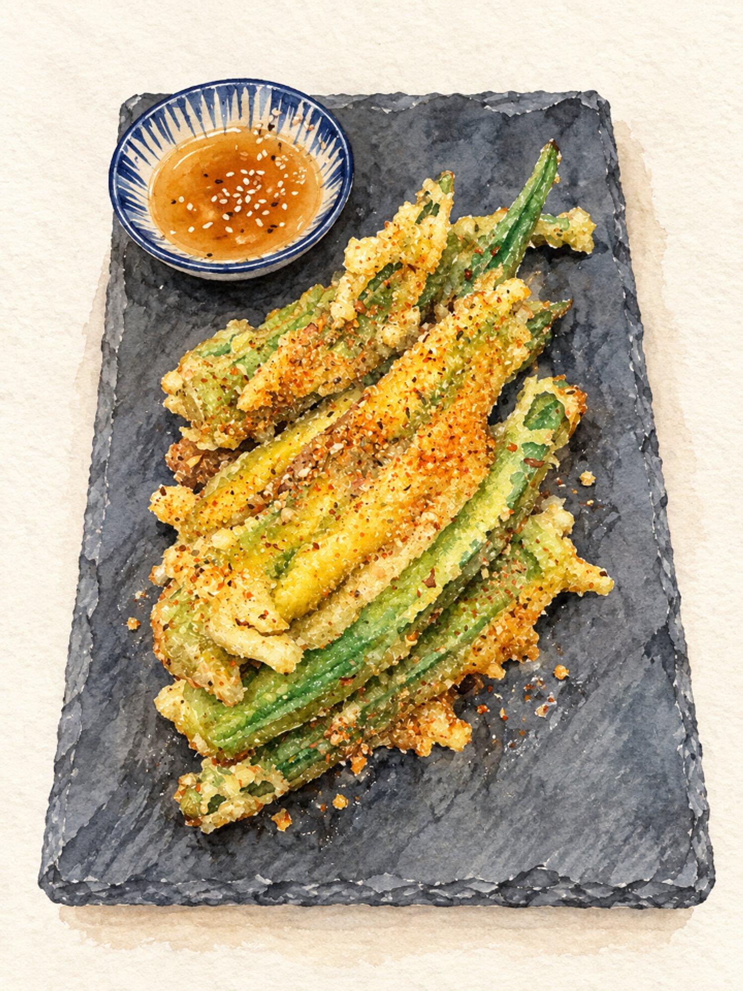 Sen Salt Crispy Okra