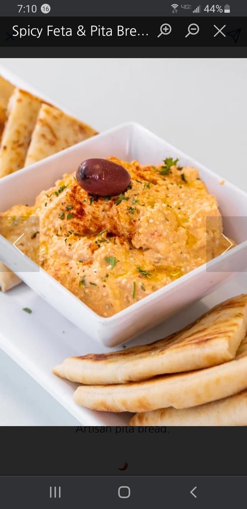 Spicy Feta With Pita