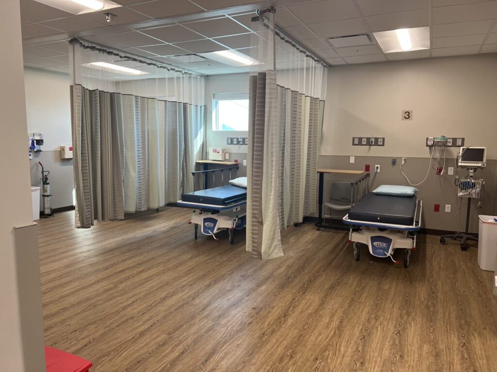 The treatment rooms at El Paso Vascular Access Center