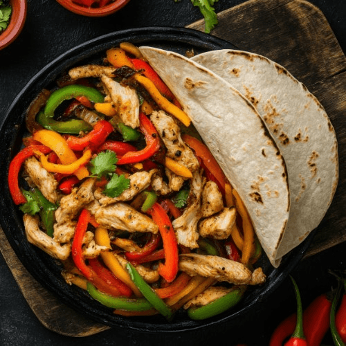 Lunch Fajitas Texanas