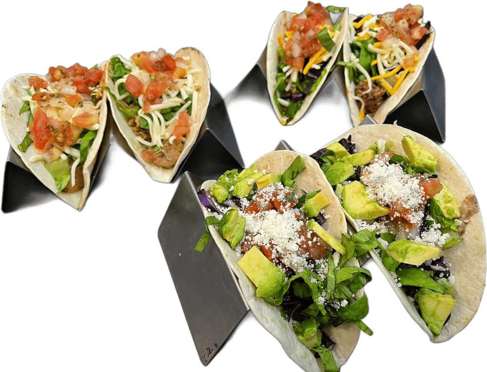 THREE Chicken Tacos