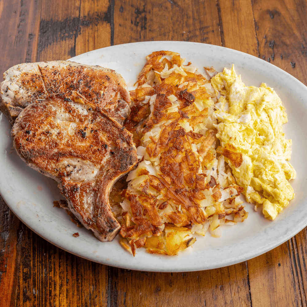 Pork Chops & Eggs