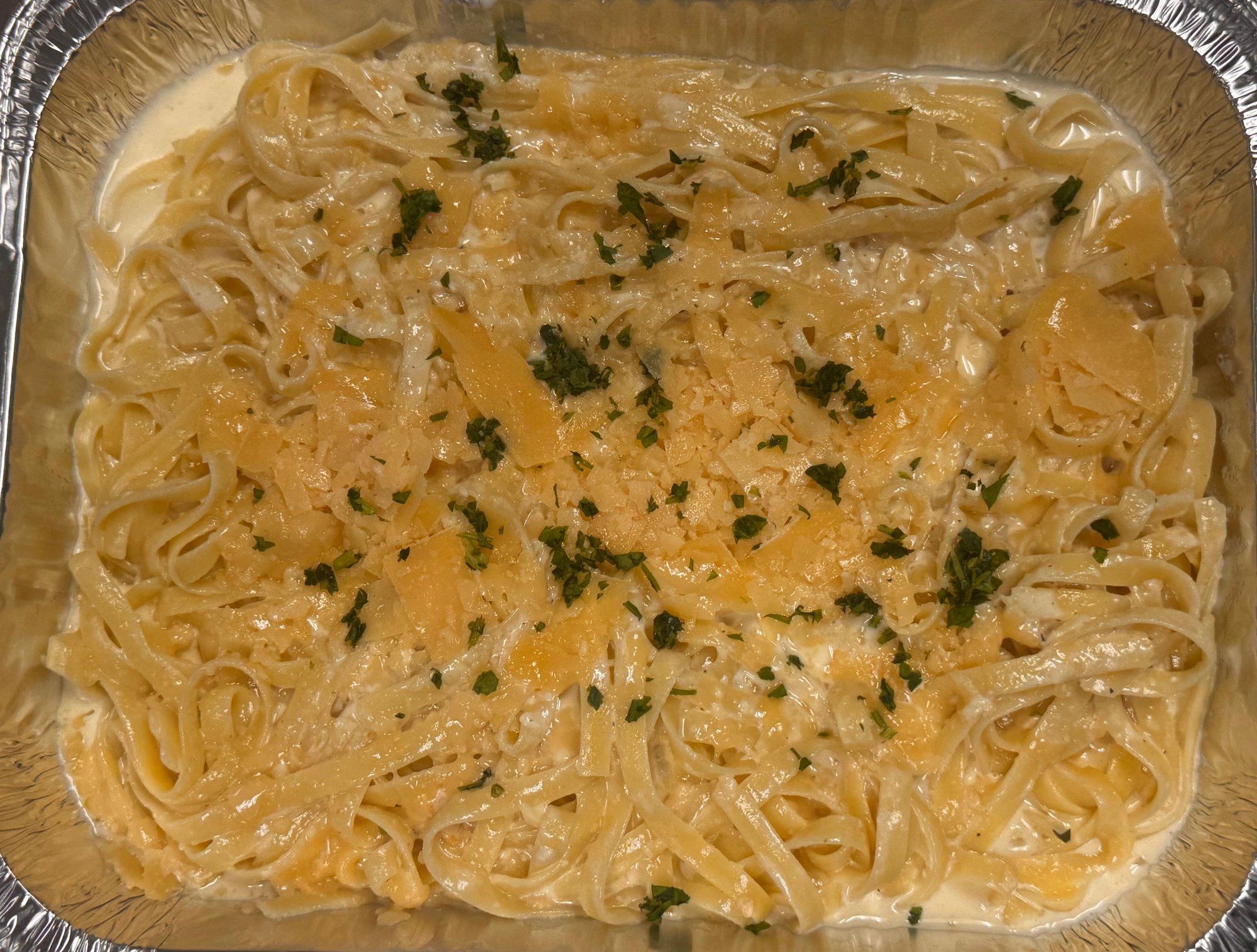 Fettuccine Alfredo Tray