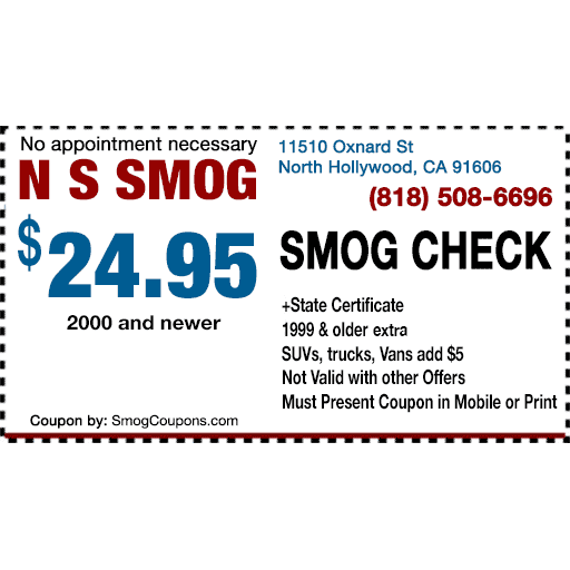 Smog check coupons burbank ca