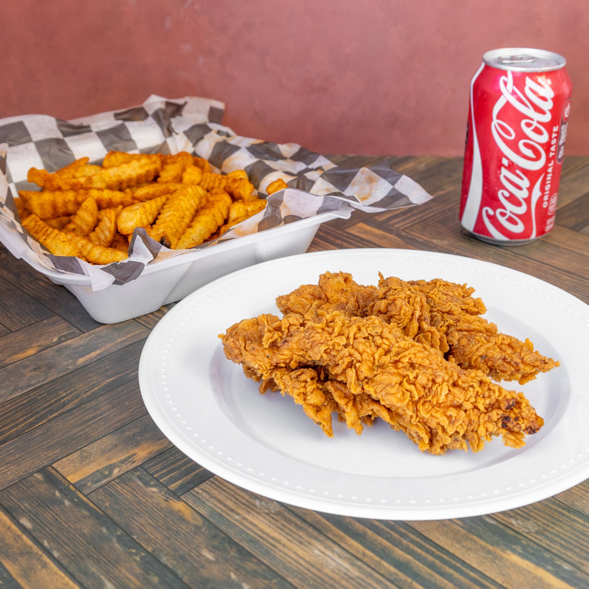 2 Tenders, Fries, and Drink