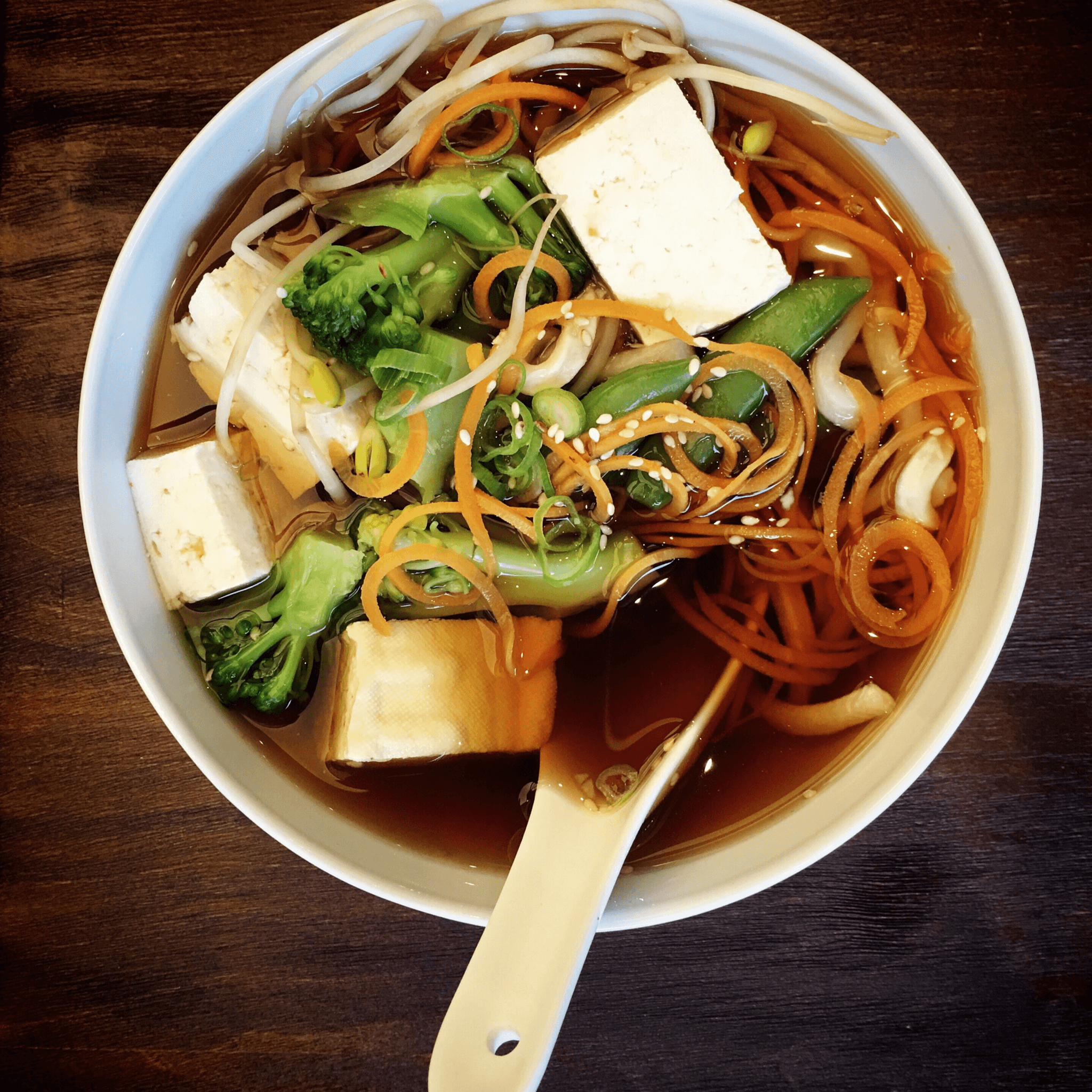 Mixed Vegetables Noodle Soup