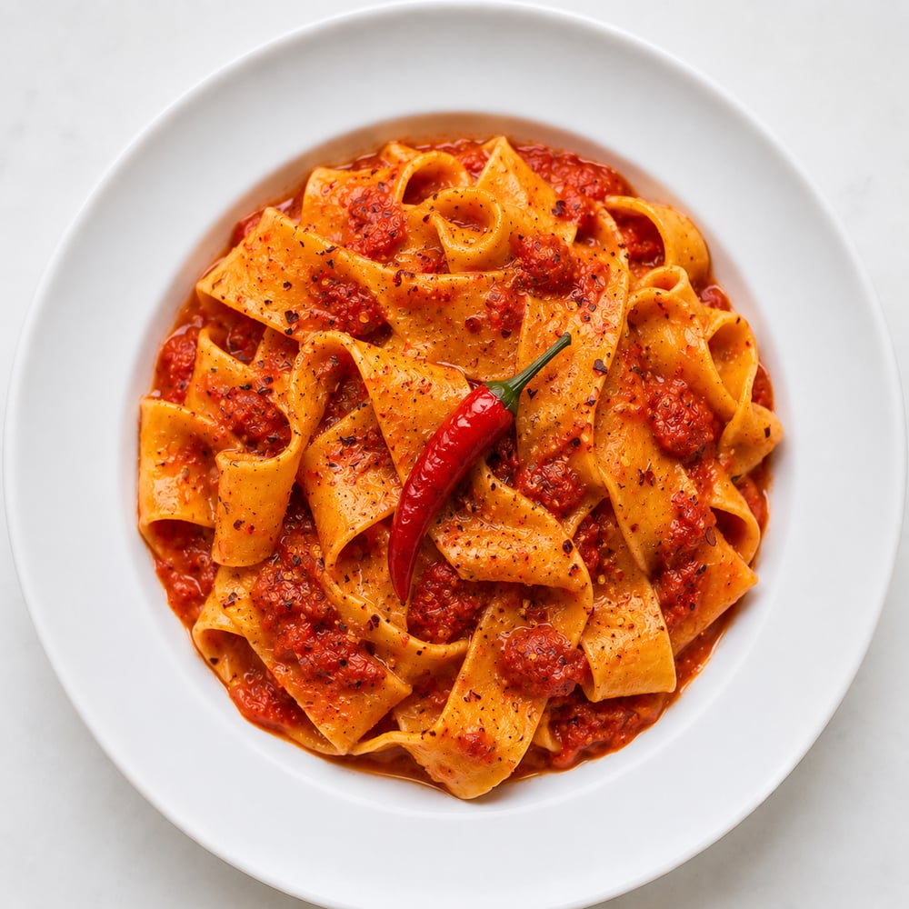 Pappardelle Arrabbiata Spicy