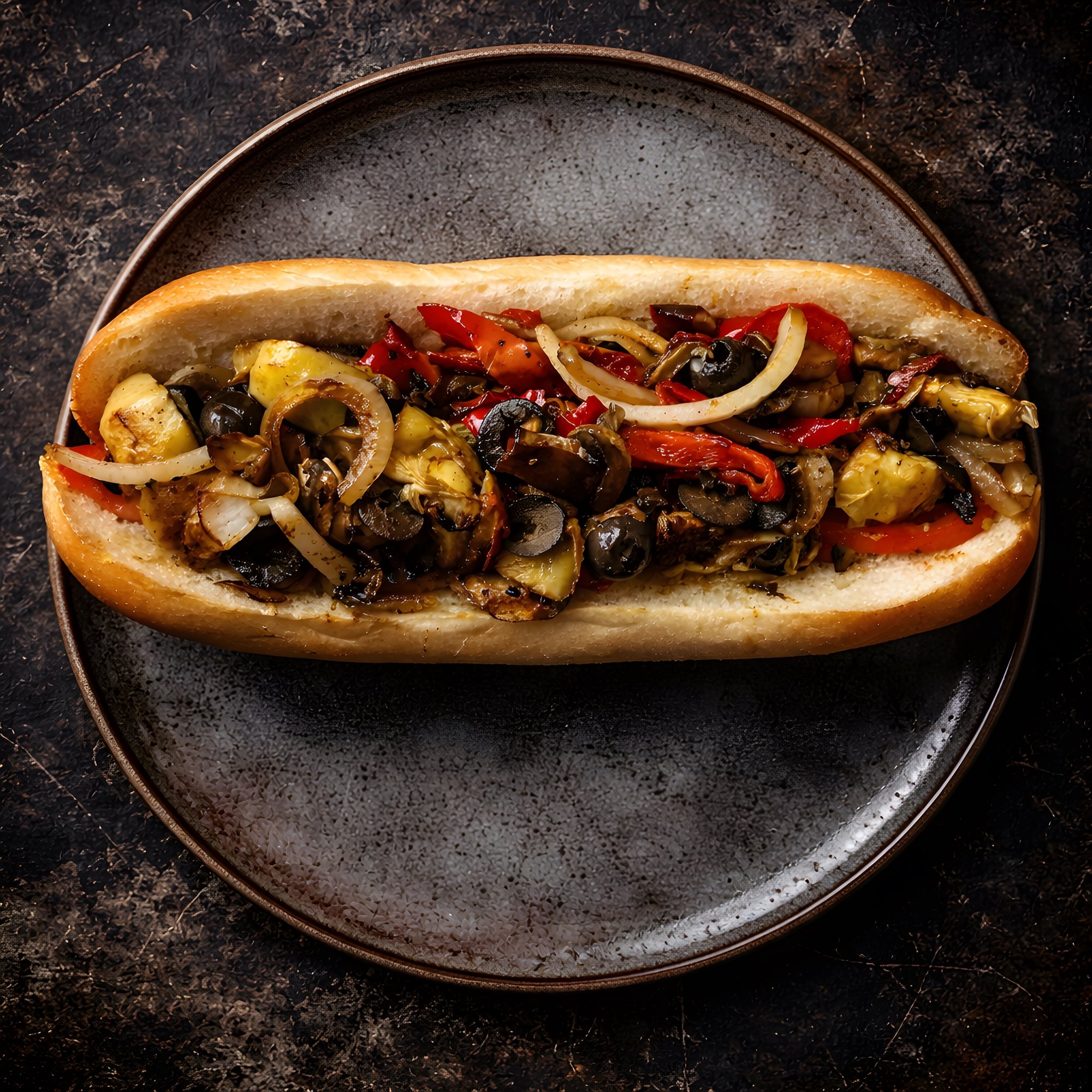 Grilled Vegetable sub