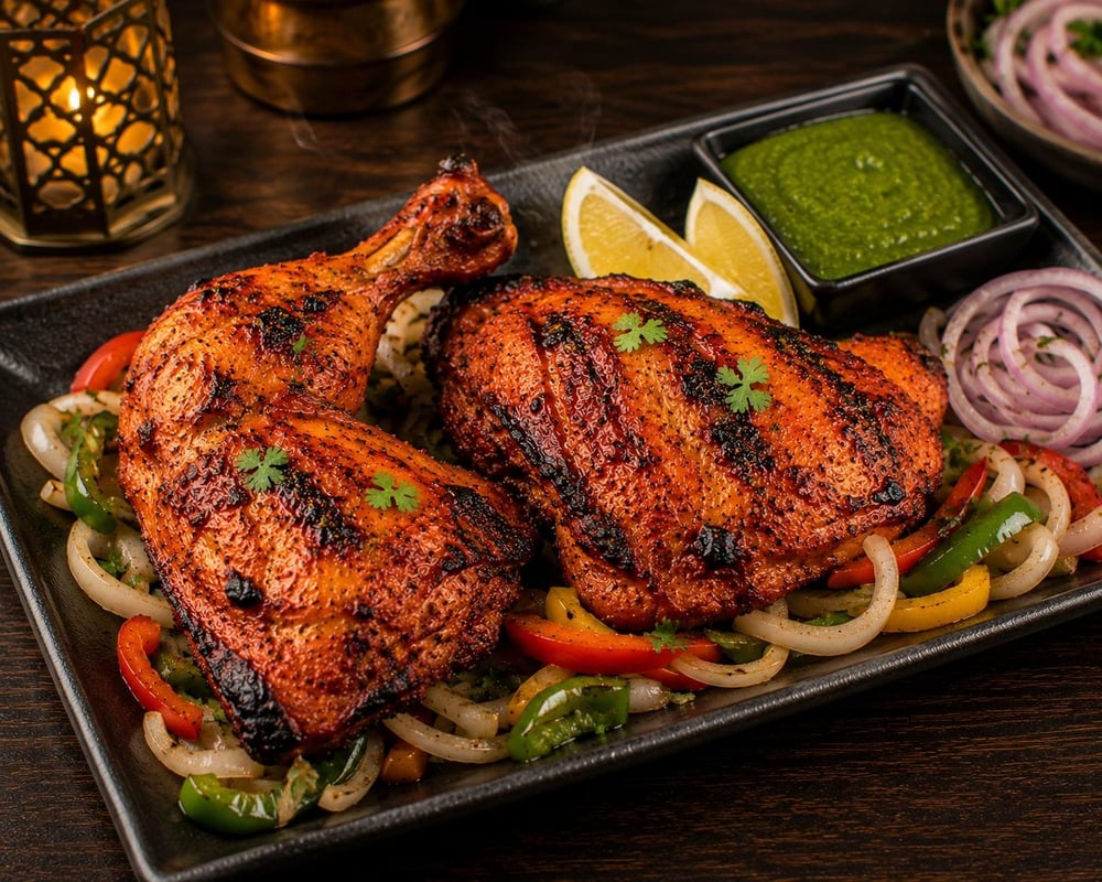 Tandoori Chicken Full (With Bone).
