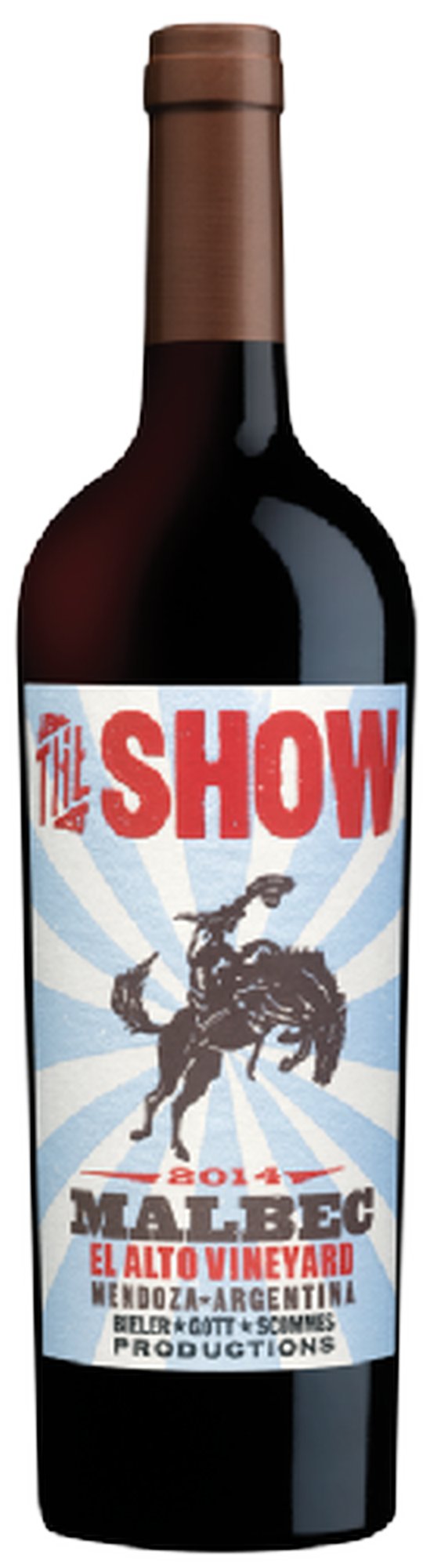 The Show Malbec Red Wine, 750mL Wine Bottle - from California - 750ml Bottle