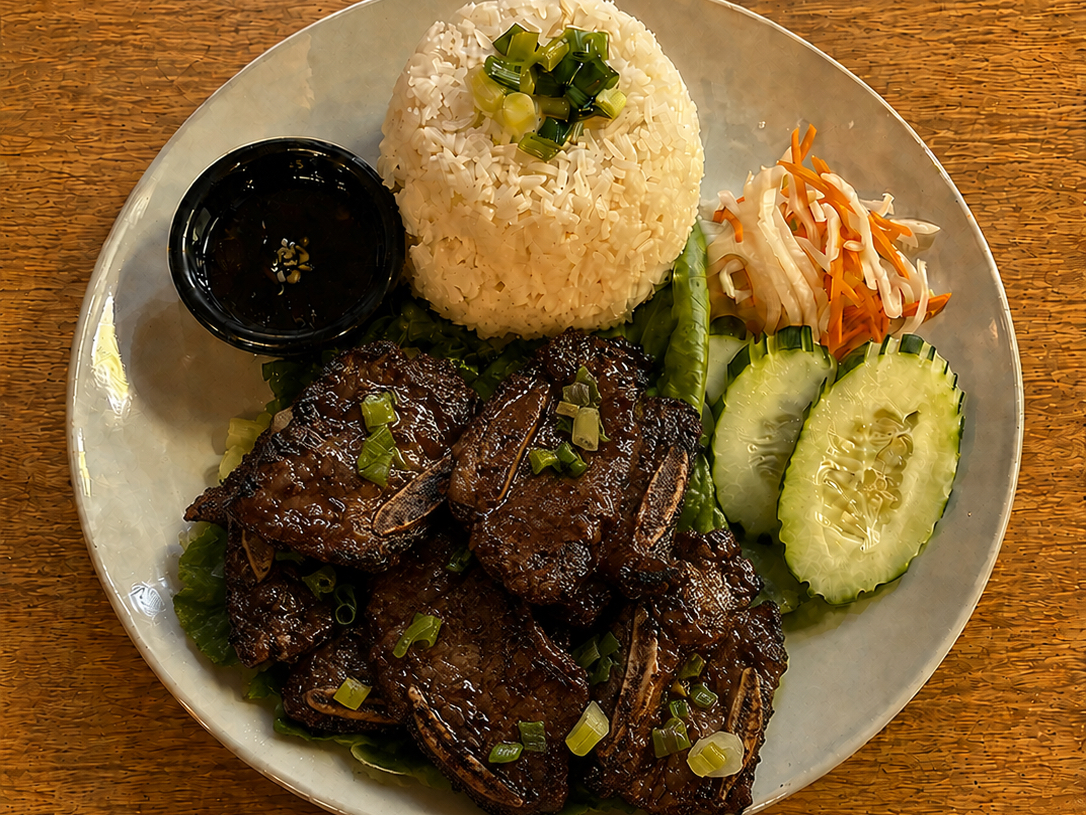 Rice Kalbi Short Ribs