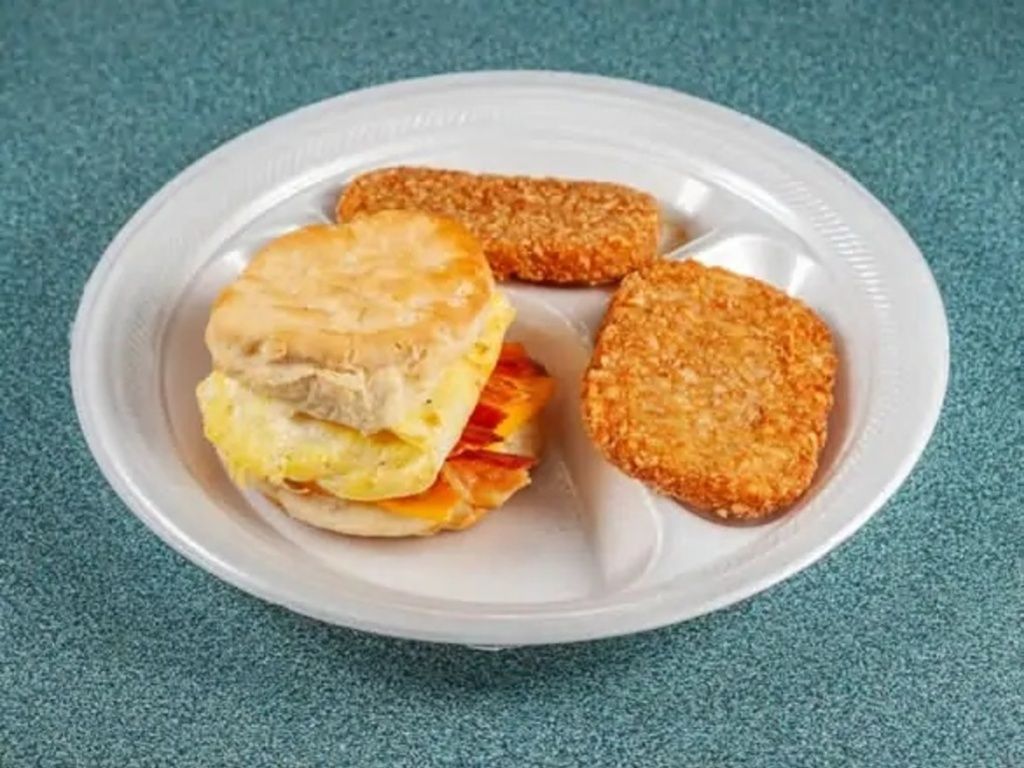 Biscuit Meat and Egg
