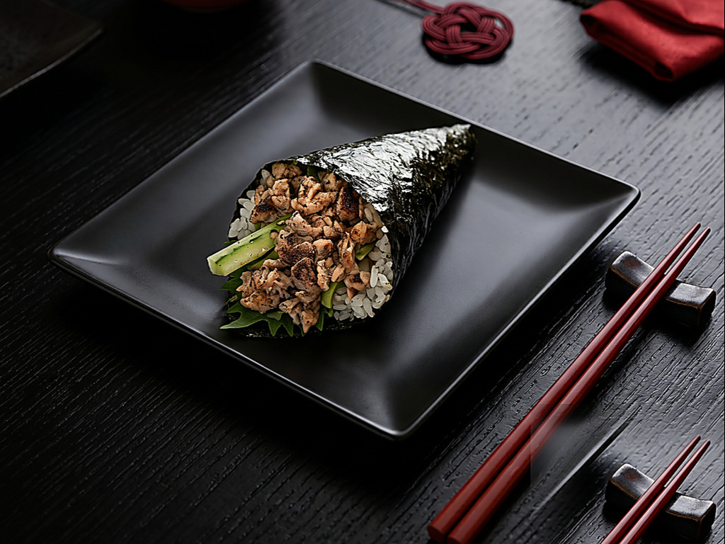 Salmon Skin Hand Roll
