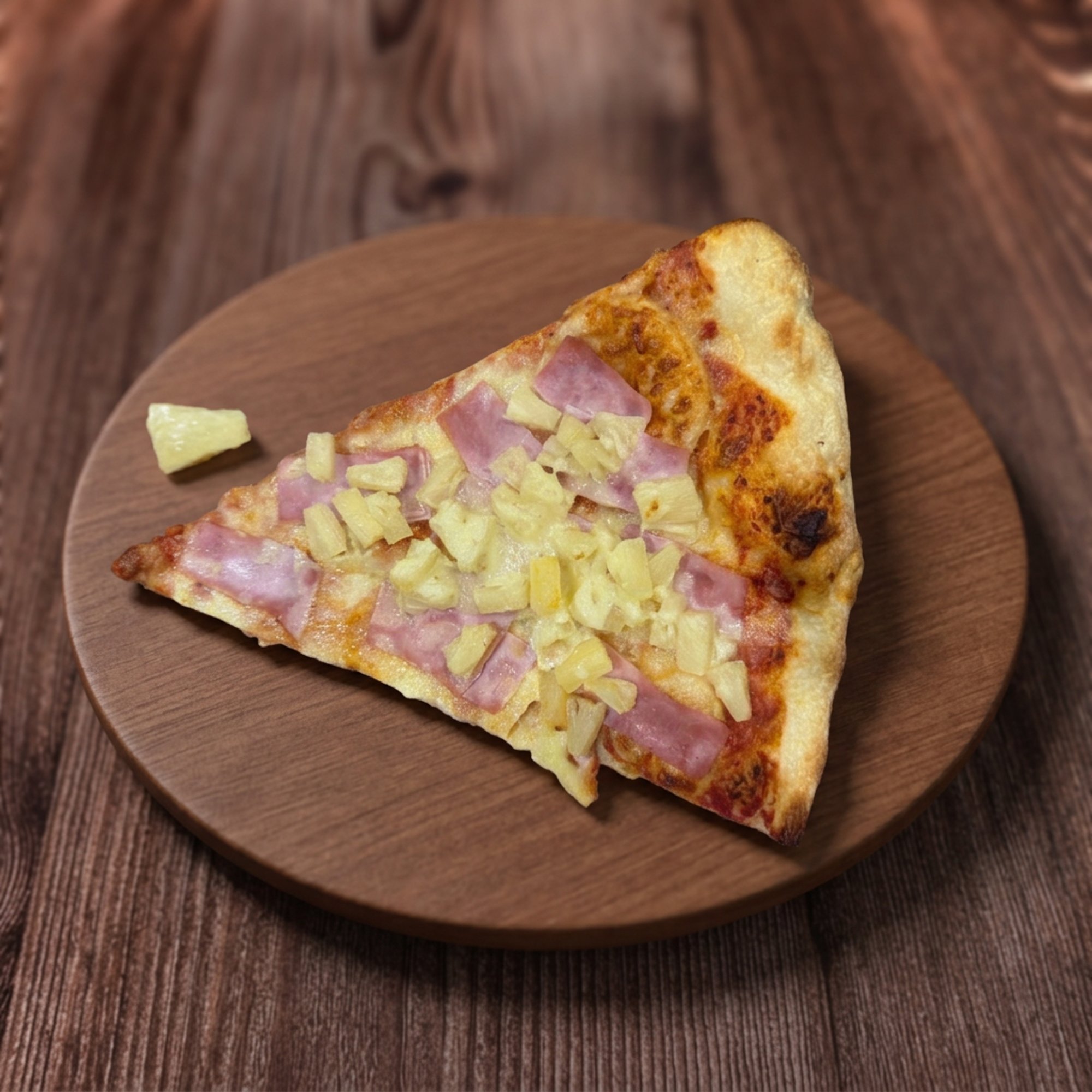 Two Toppings Pizza Slice