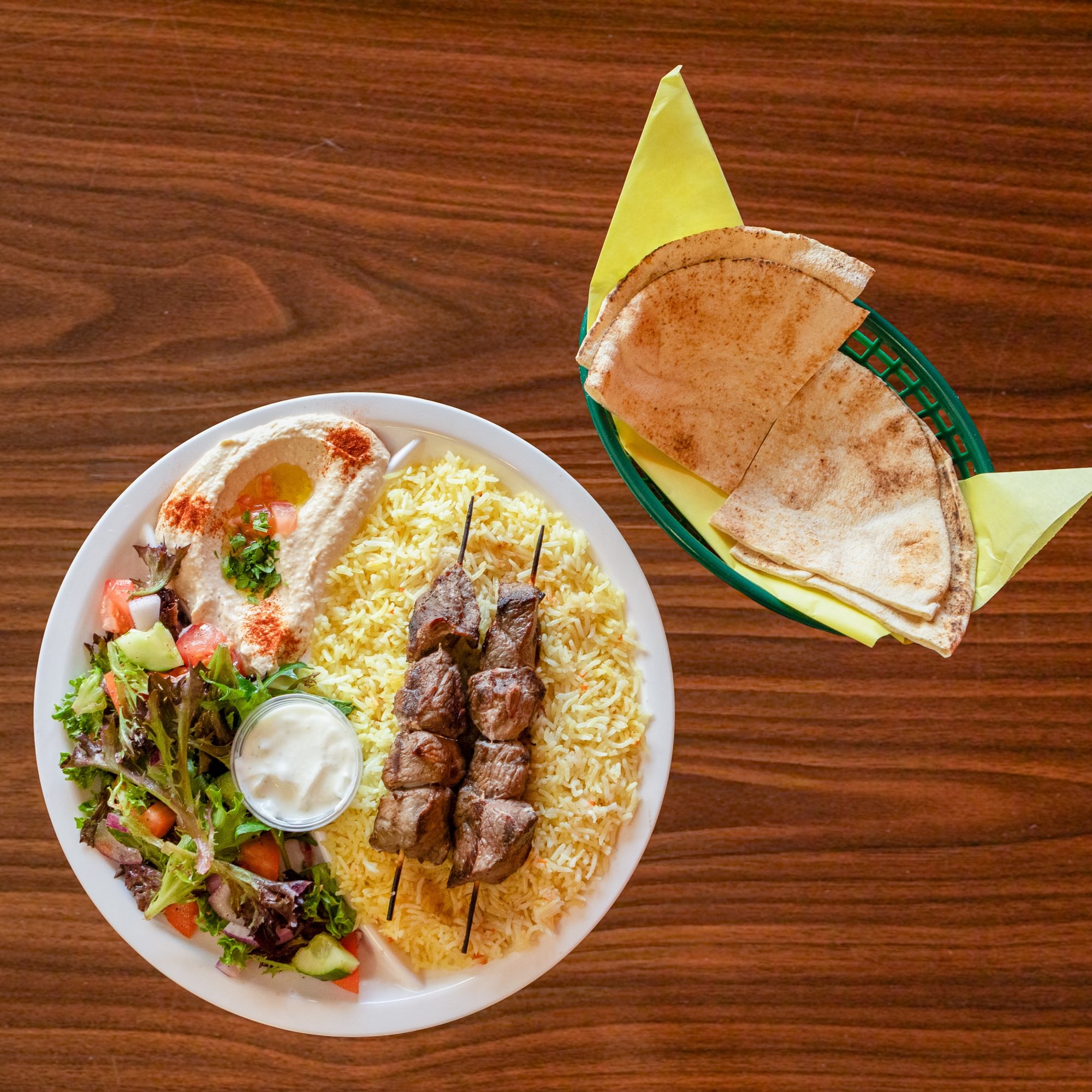 Beef Kabobs Plate