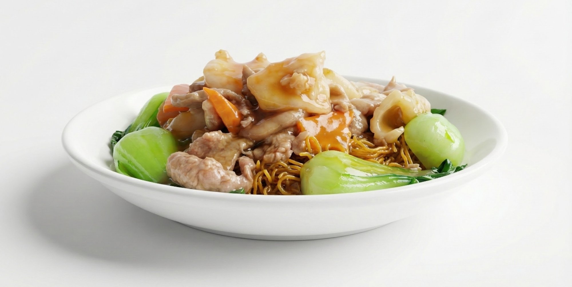 Crispy Golden Noodles - Hong Kong Style