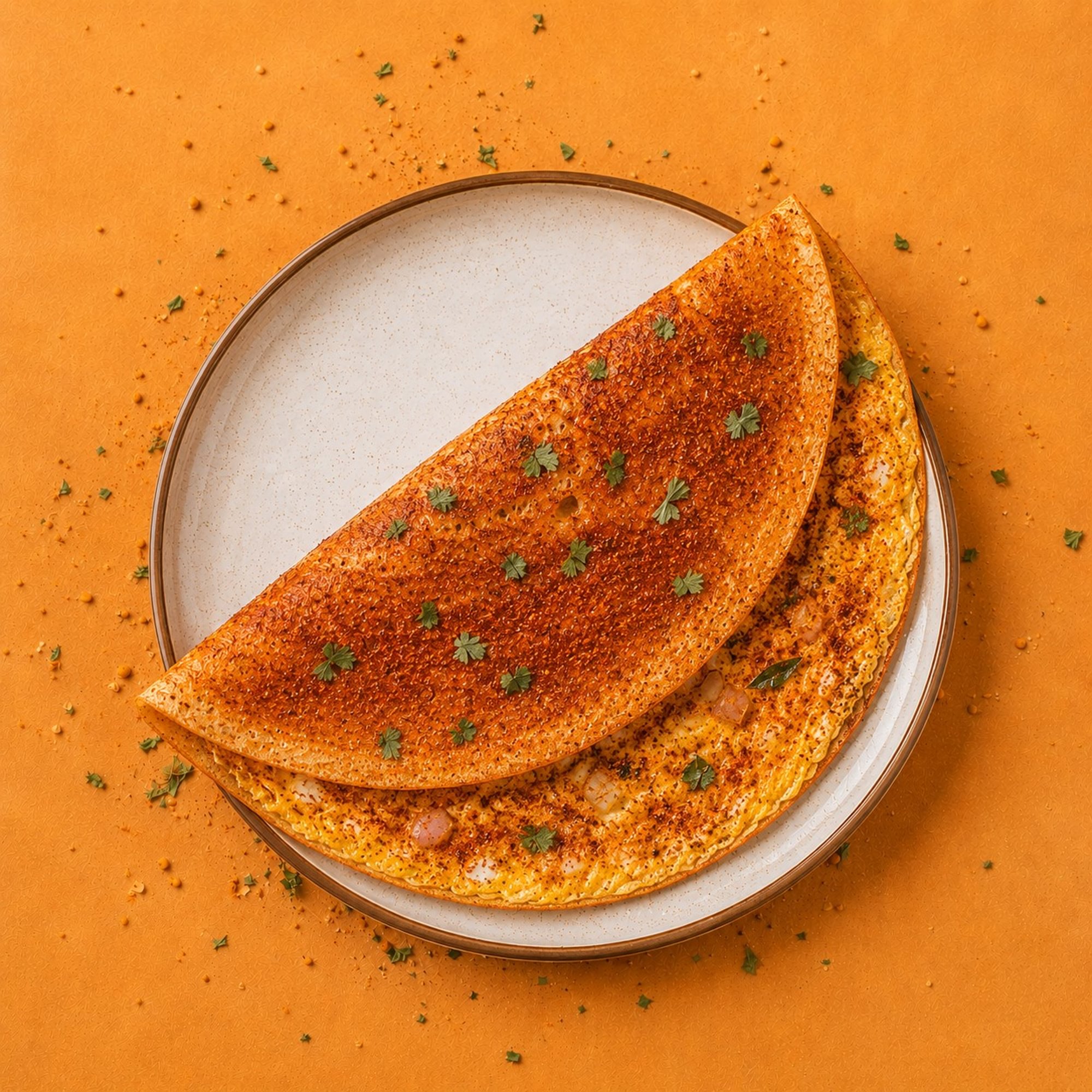 Egg Karam Dosa