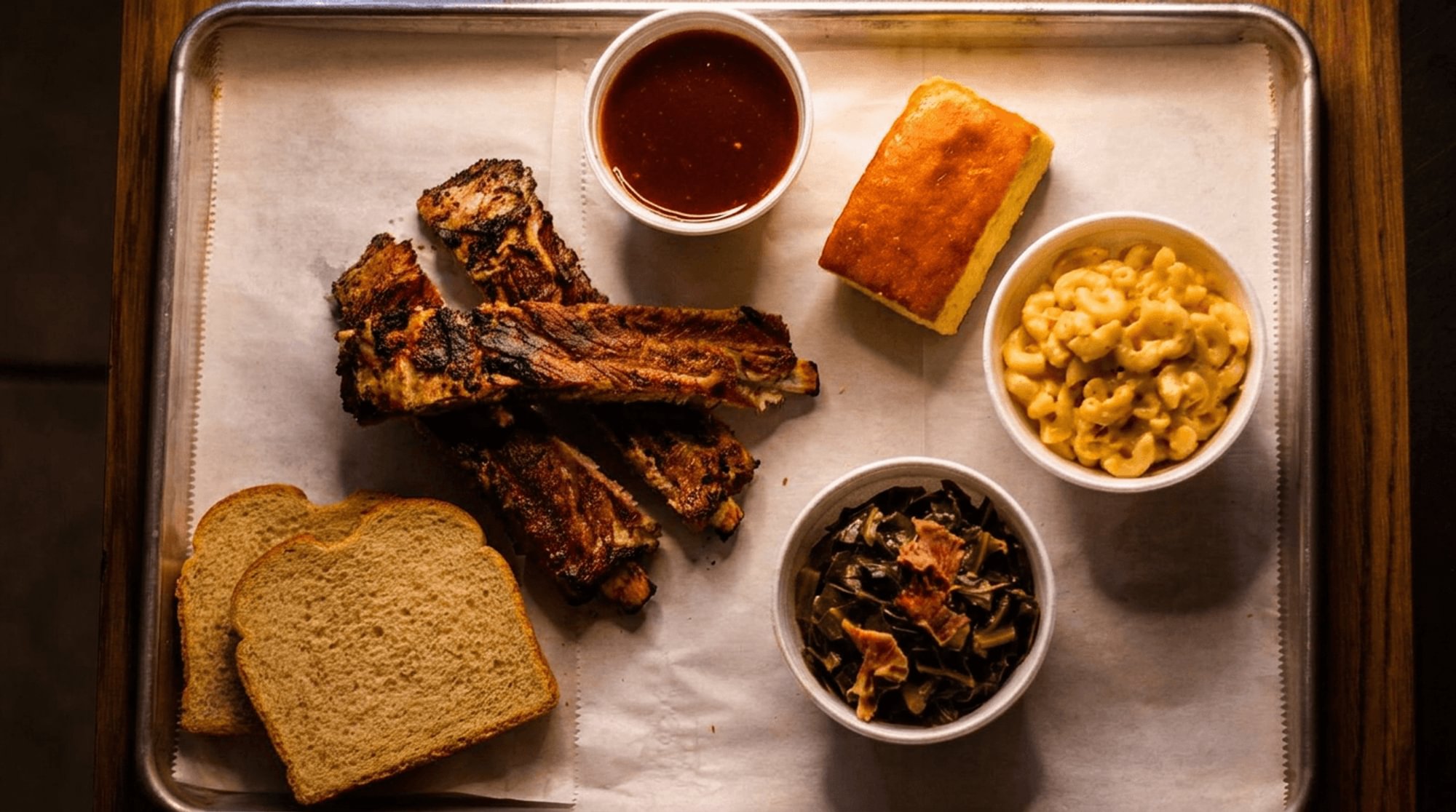 1lb Pork Rib Long Platter