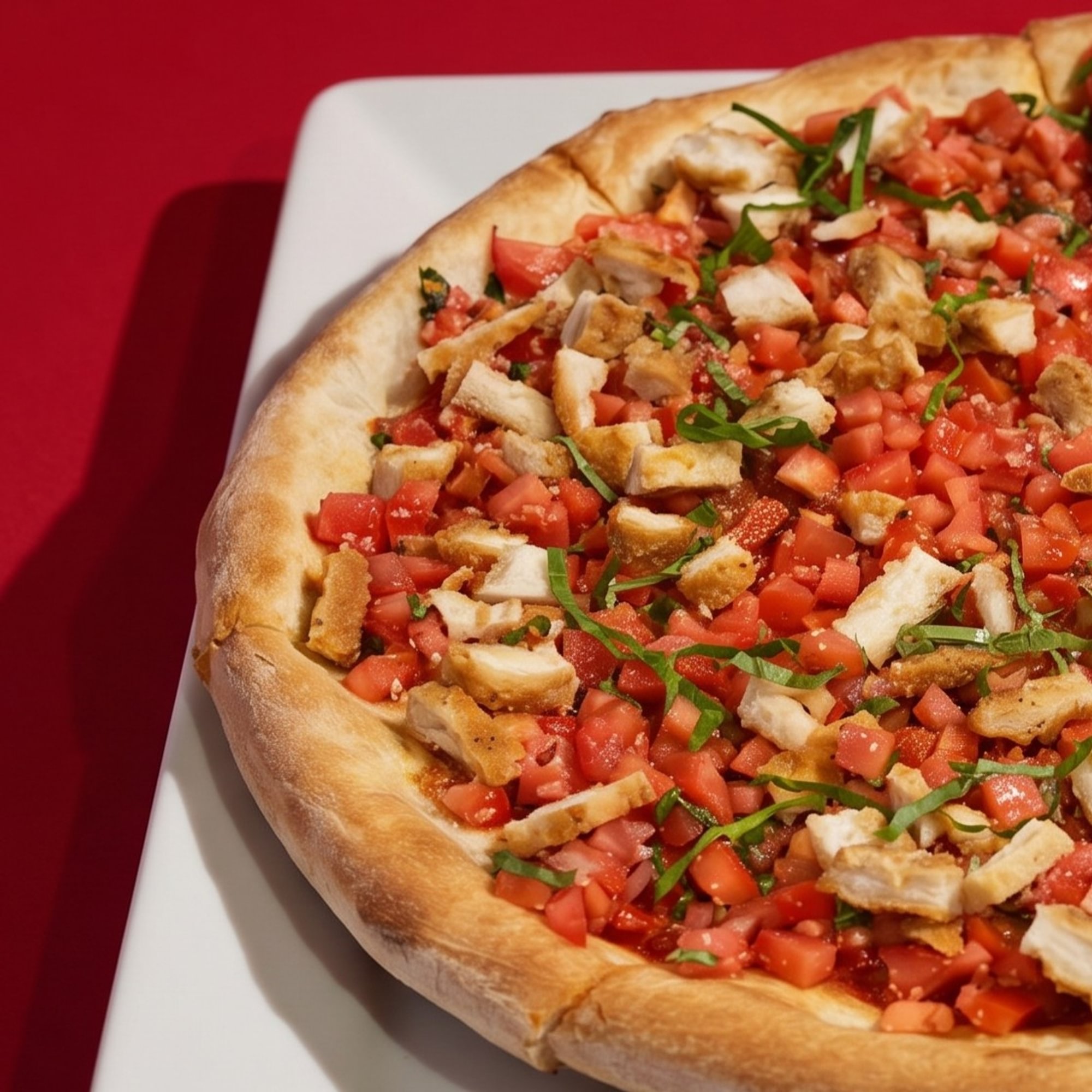 Chicken Bruschetta Pizza