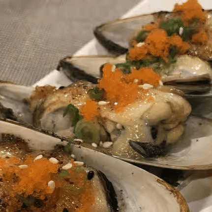 Baked Green Mussels