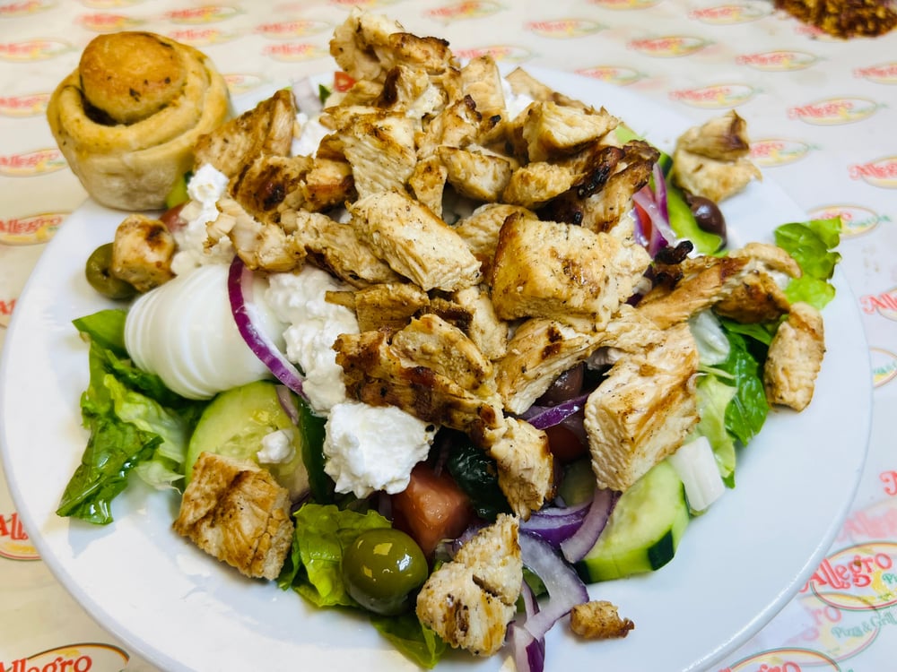 Grilled Chicken Greek Salad