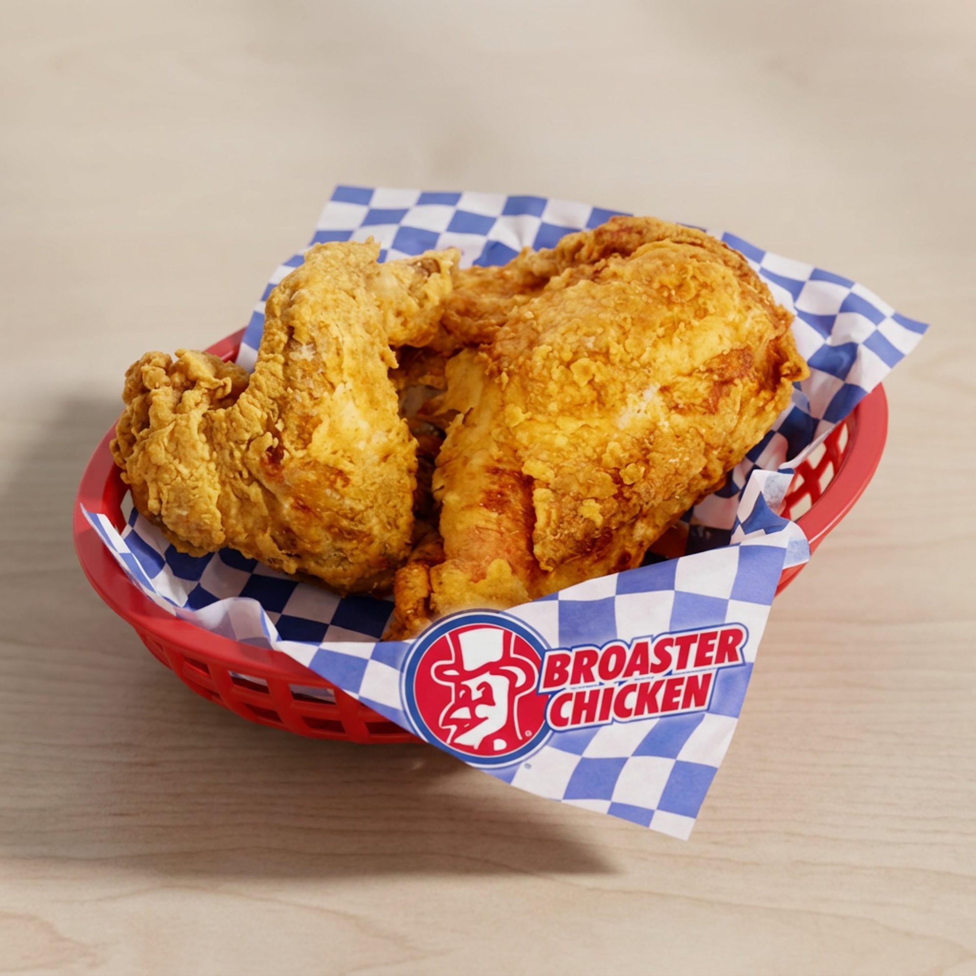 Broaster Chicken Only - 2 Piece Wing & Breast