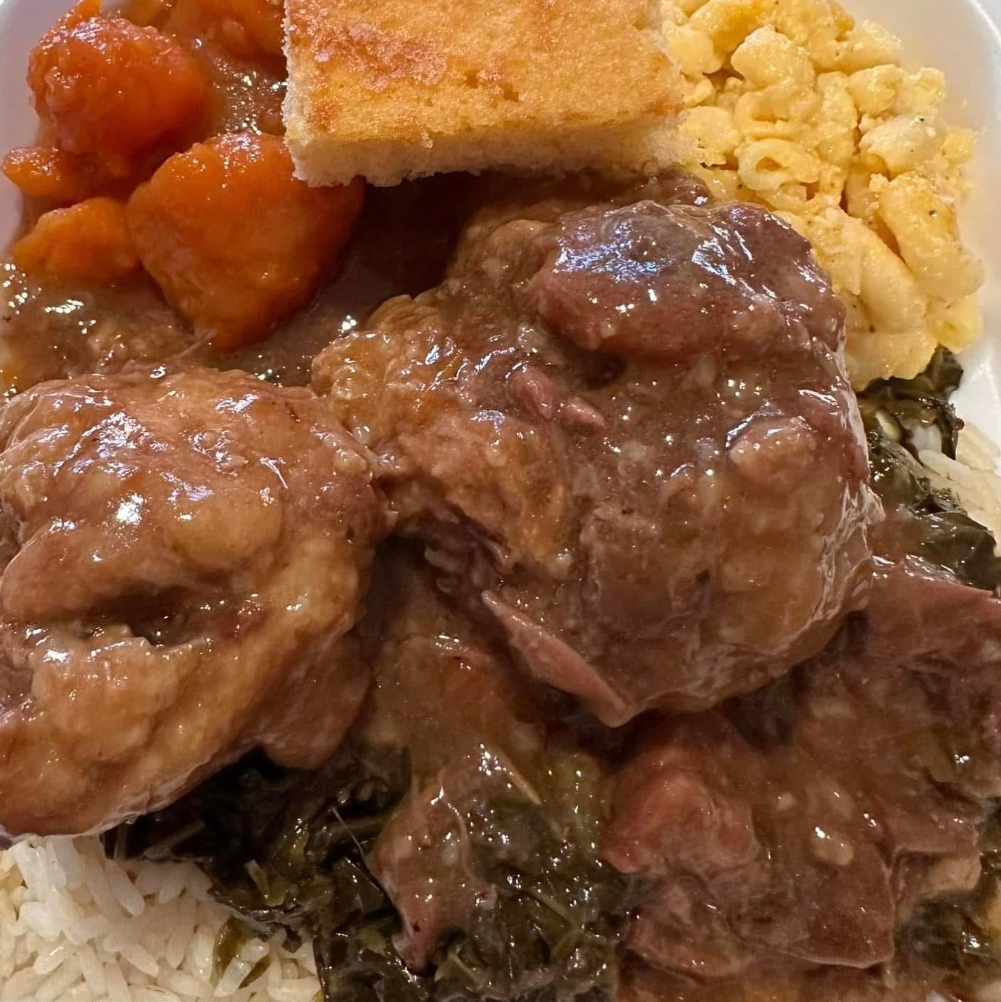 Oxtails with 4 Sides