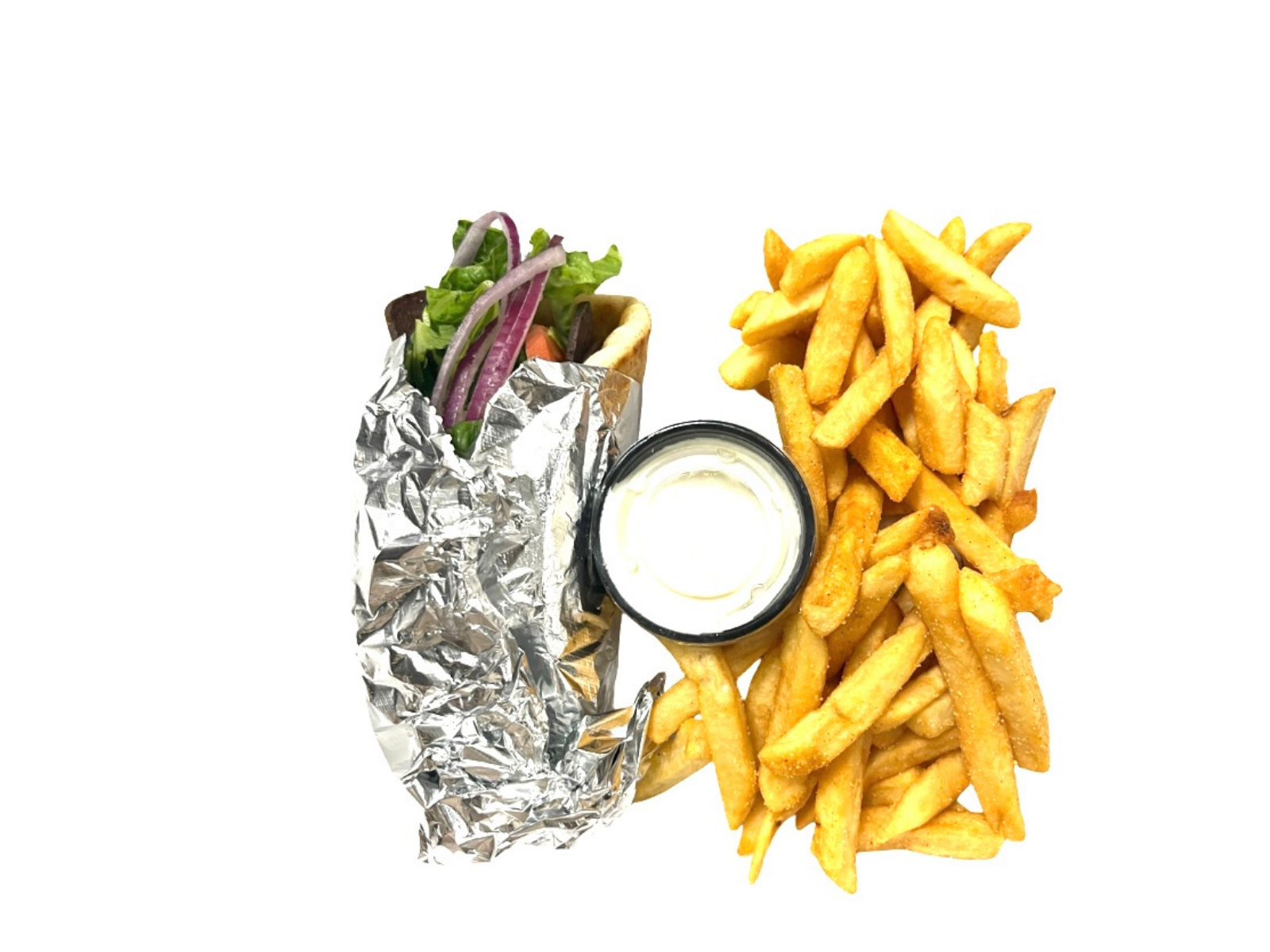 Gyro Wrap W/Fries