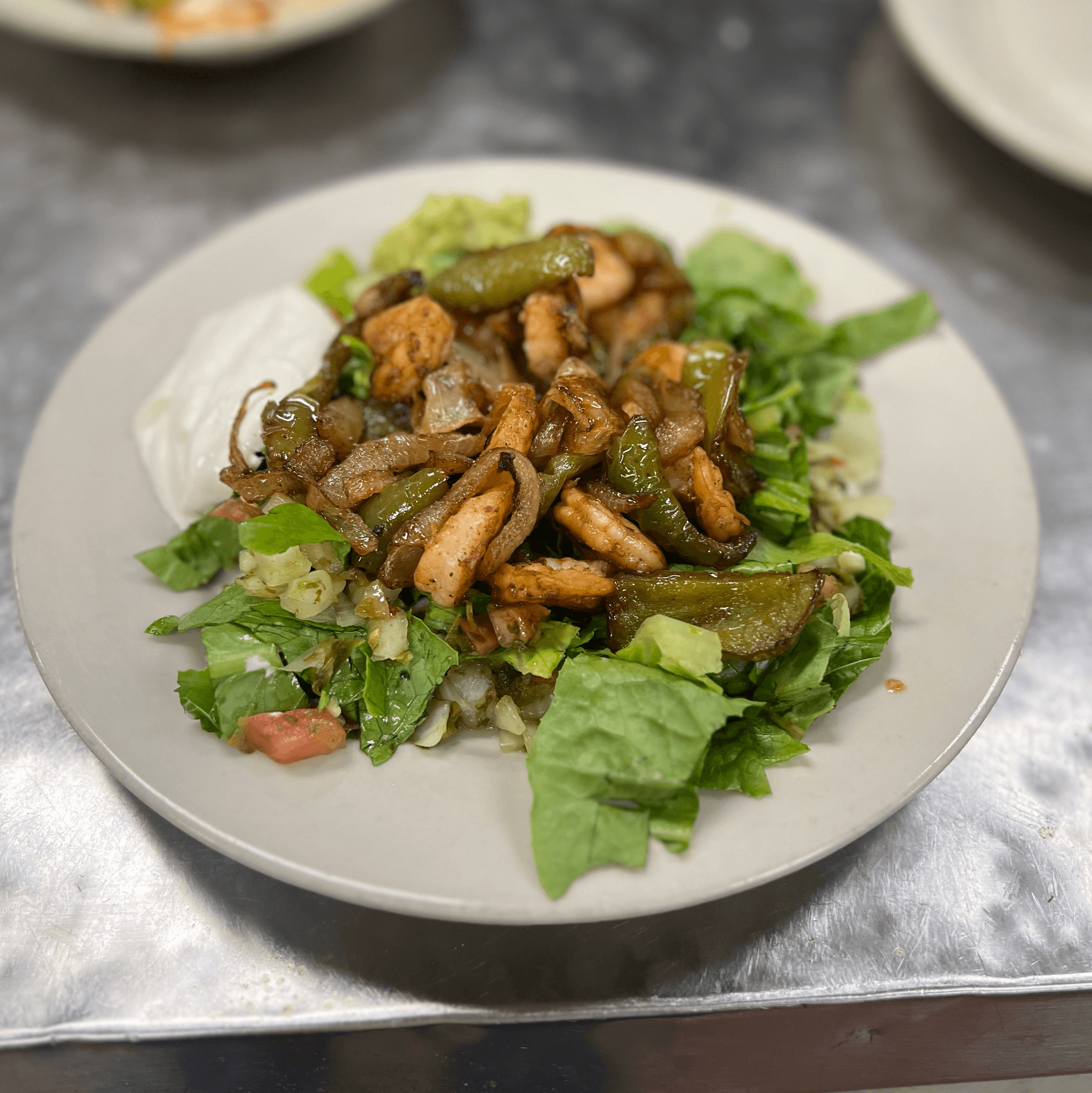 Shrimp Fajita Salad