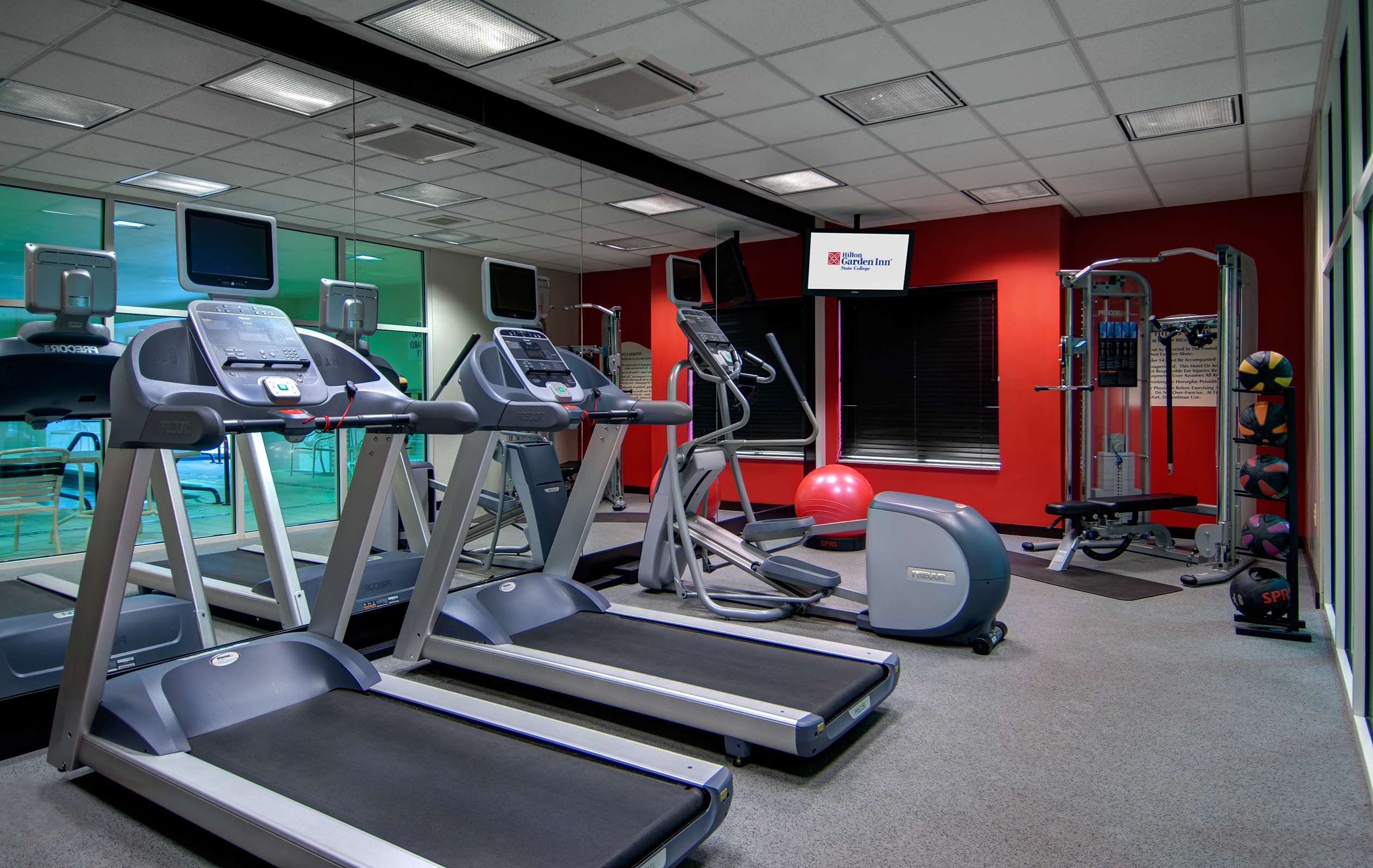 Health club  fitness center  gym