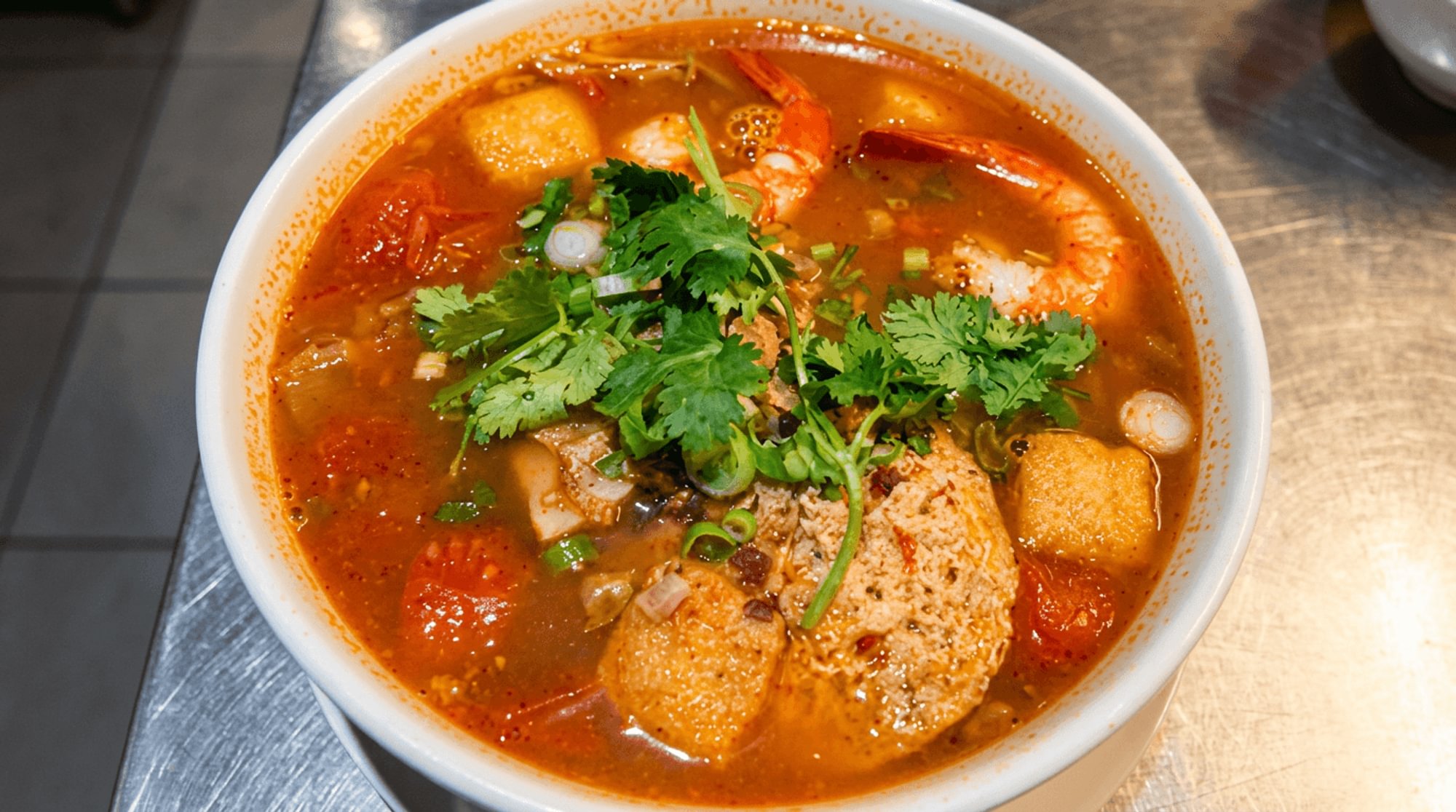 Crab & Tomato Noodle Soup – Bún Riêu
