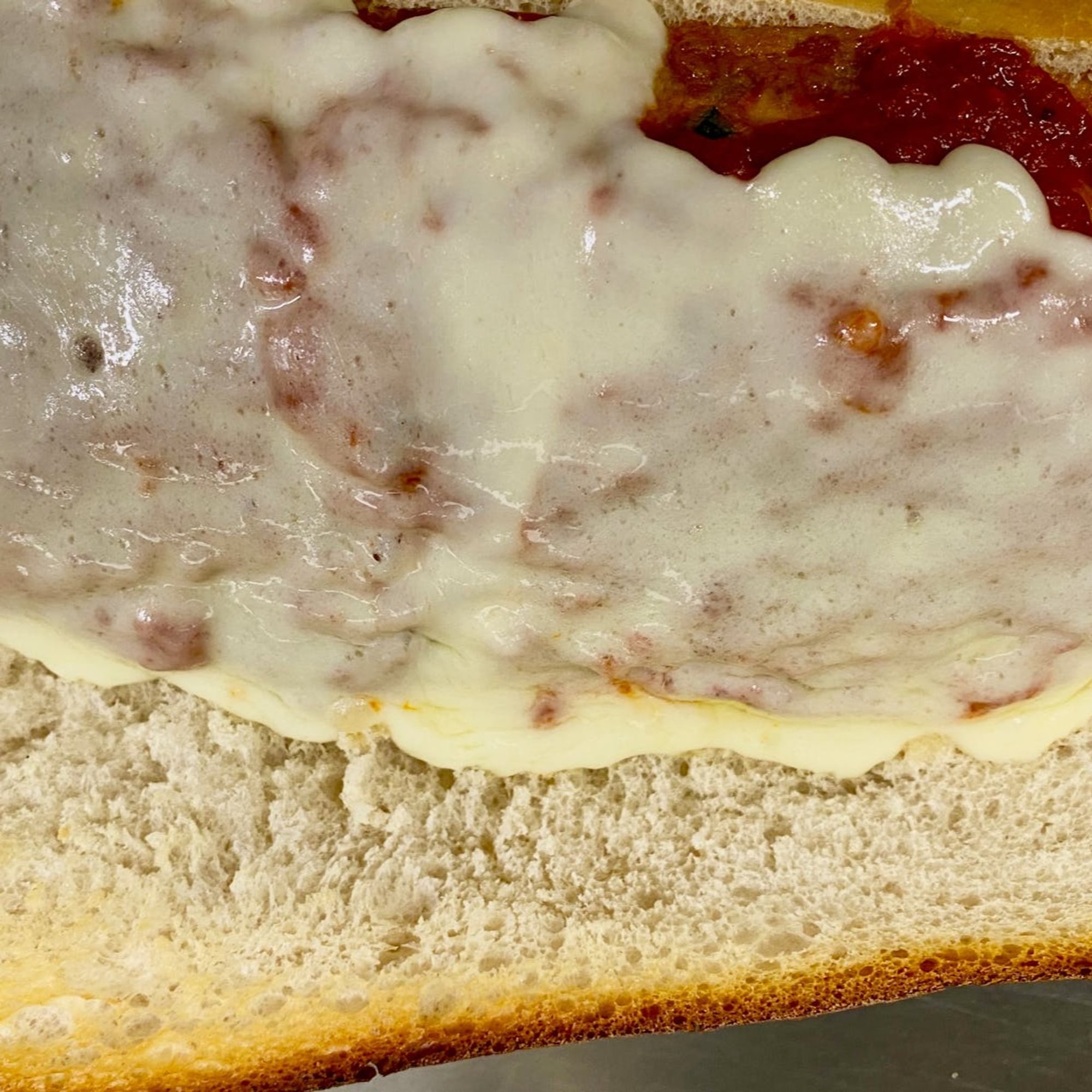 Eggplant Parmigiana Sandwich