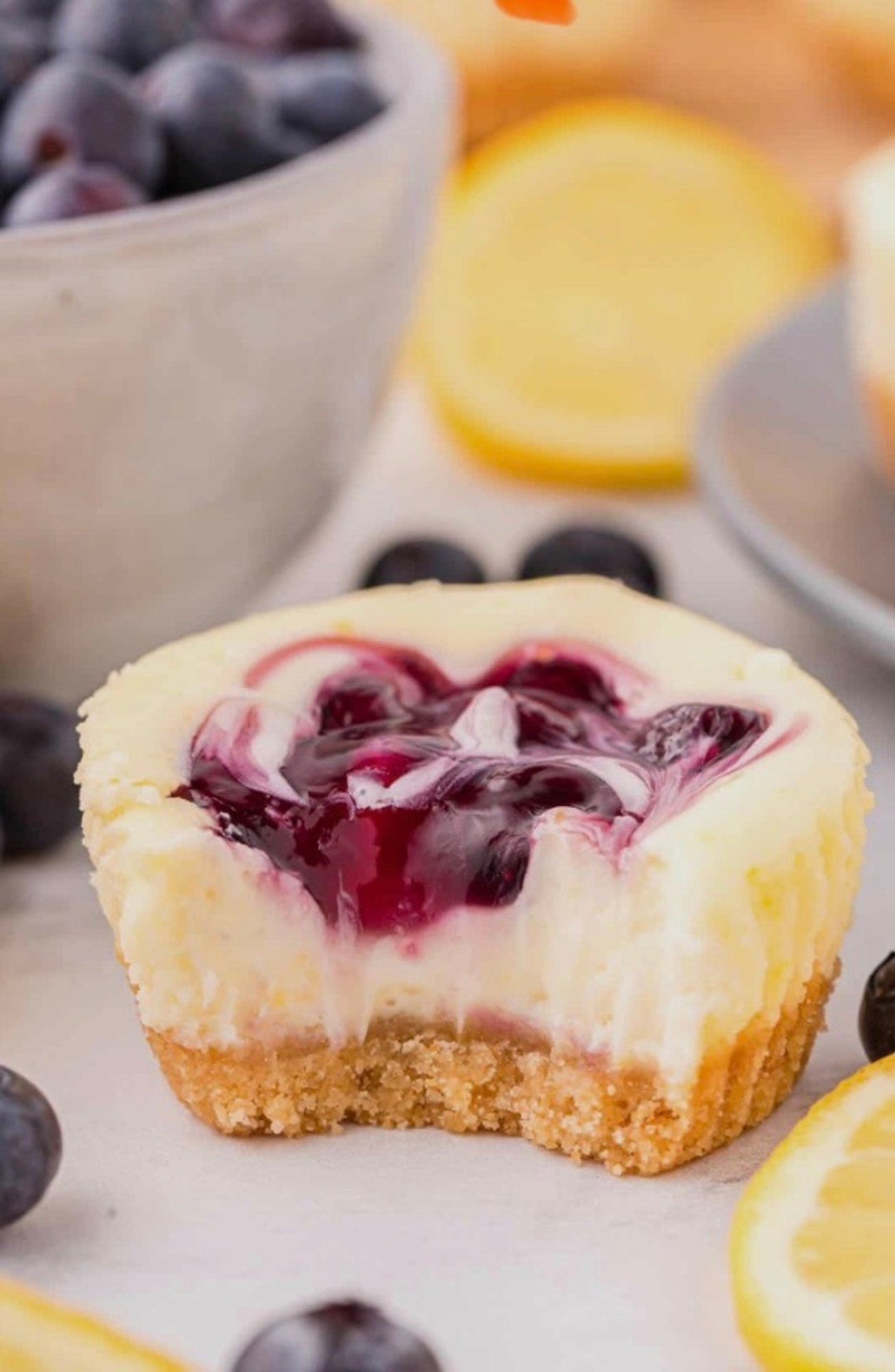 Lemon Blueberry Cheese cake 1 cup