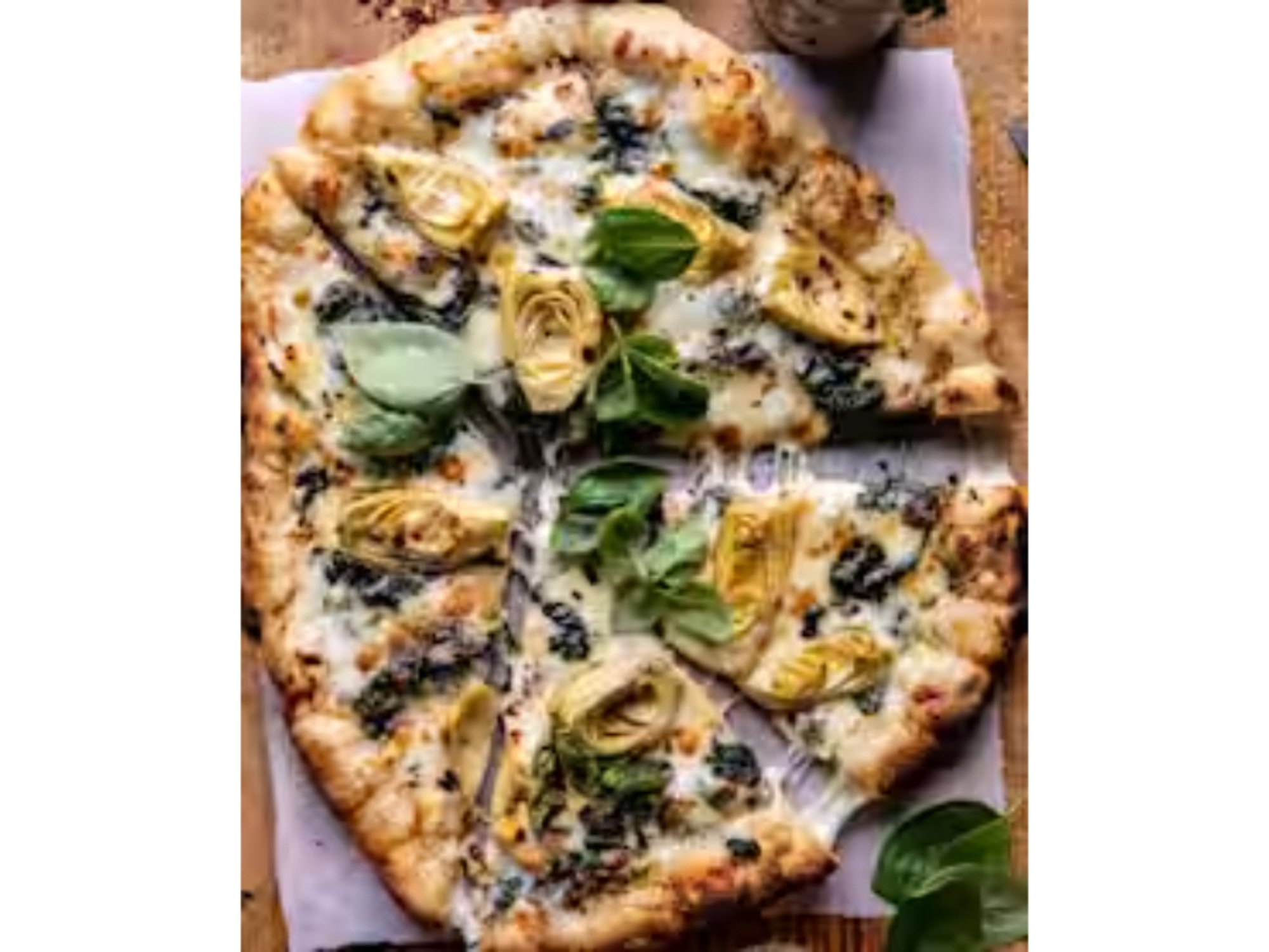 Spinach Artichoke Pizza 10"