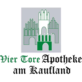 Logo der Vier-Tore-Apotheke am Kaufland
