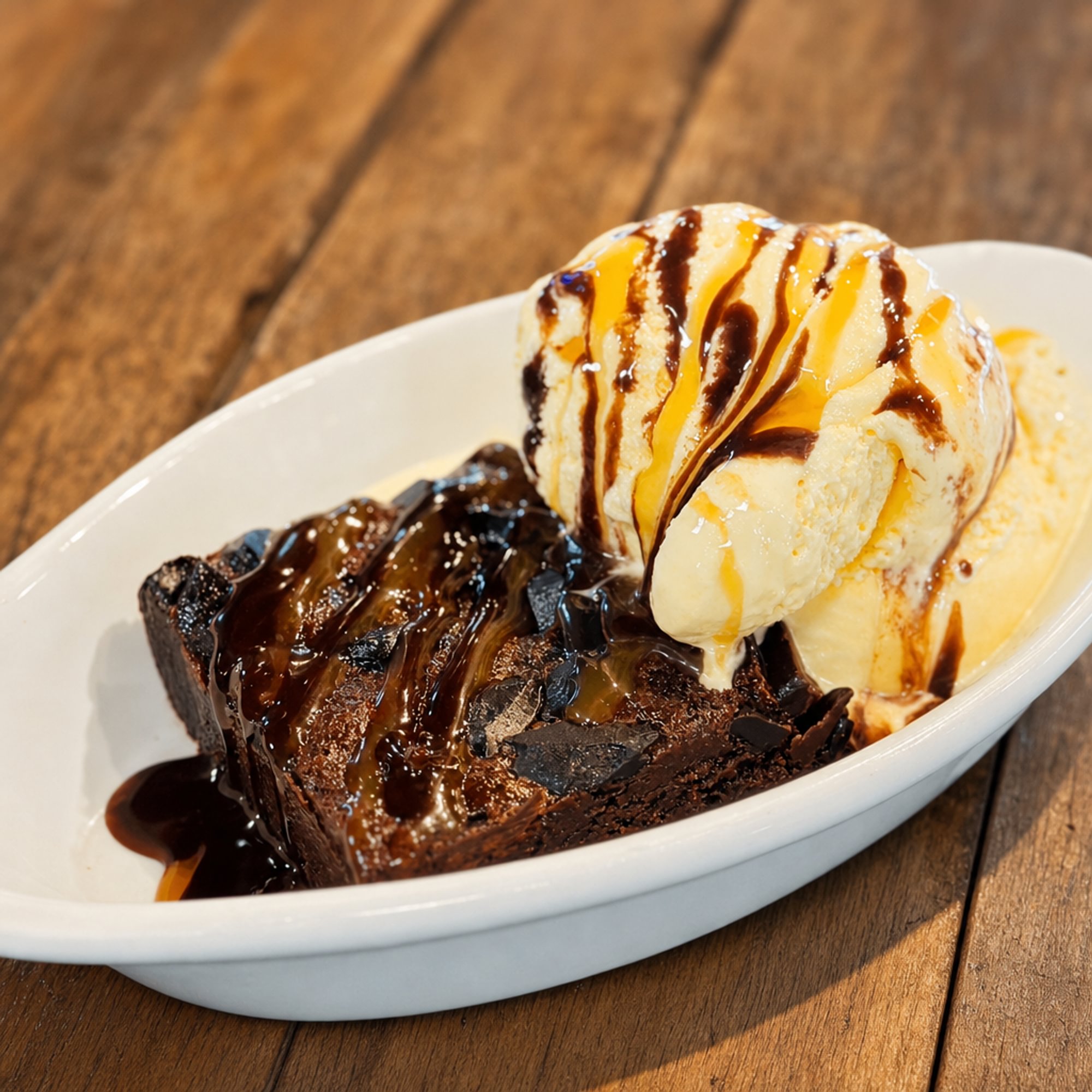 Fudge Brownie & IceCream
