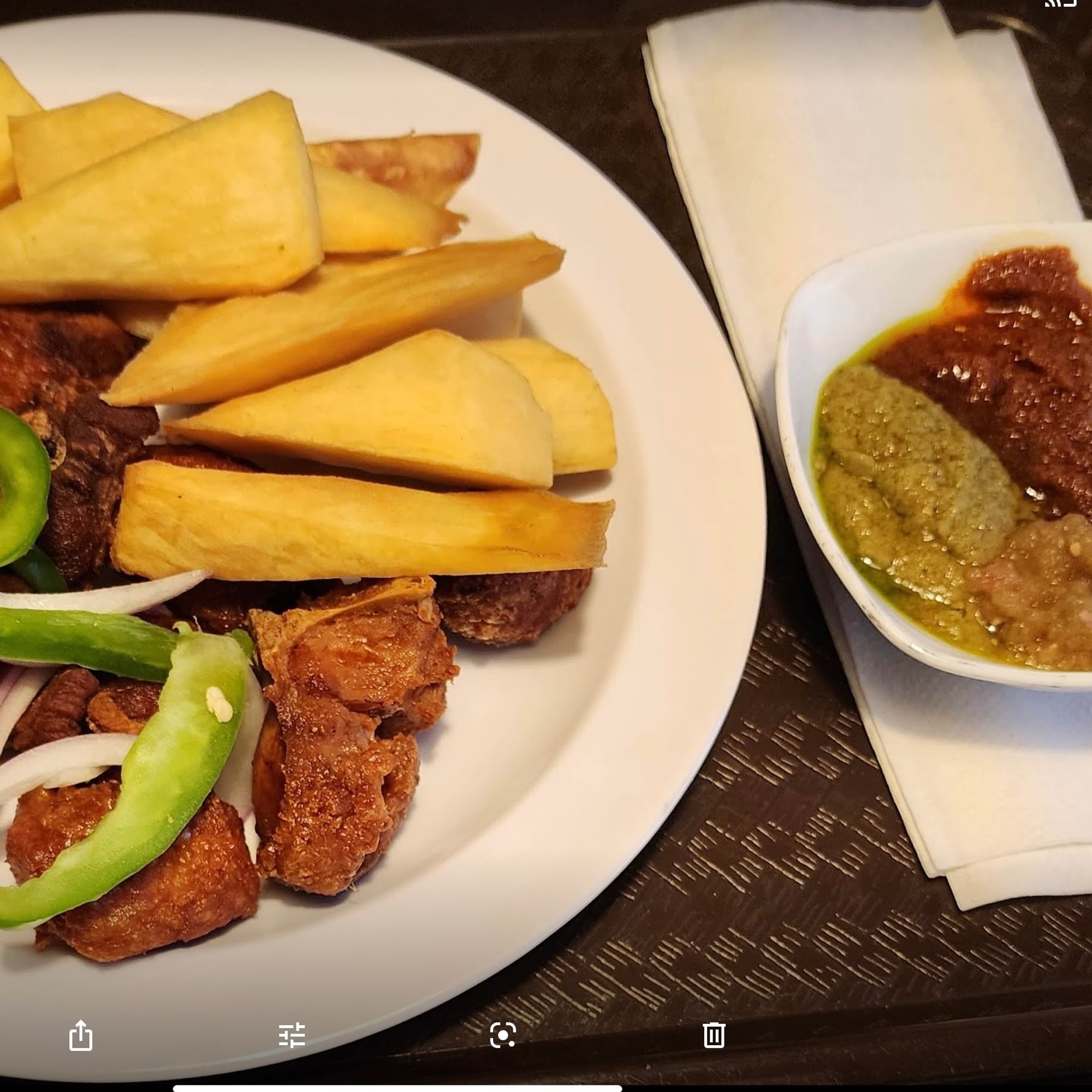 Fried Yam C & F