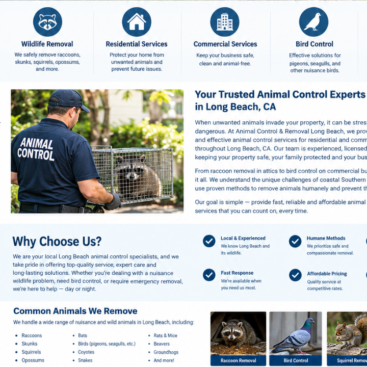 Animal Control & Removal Long Beach