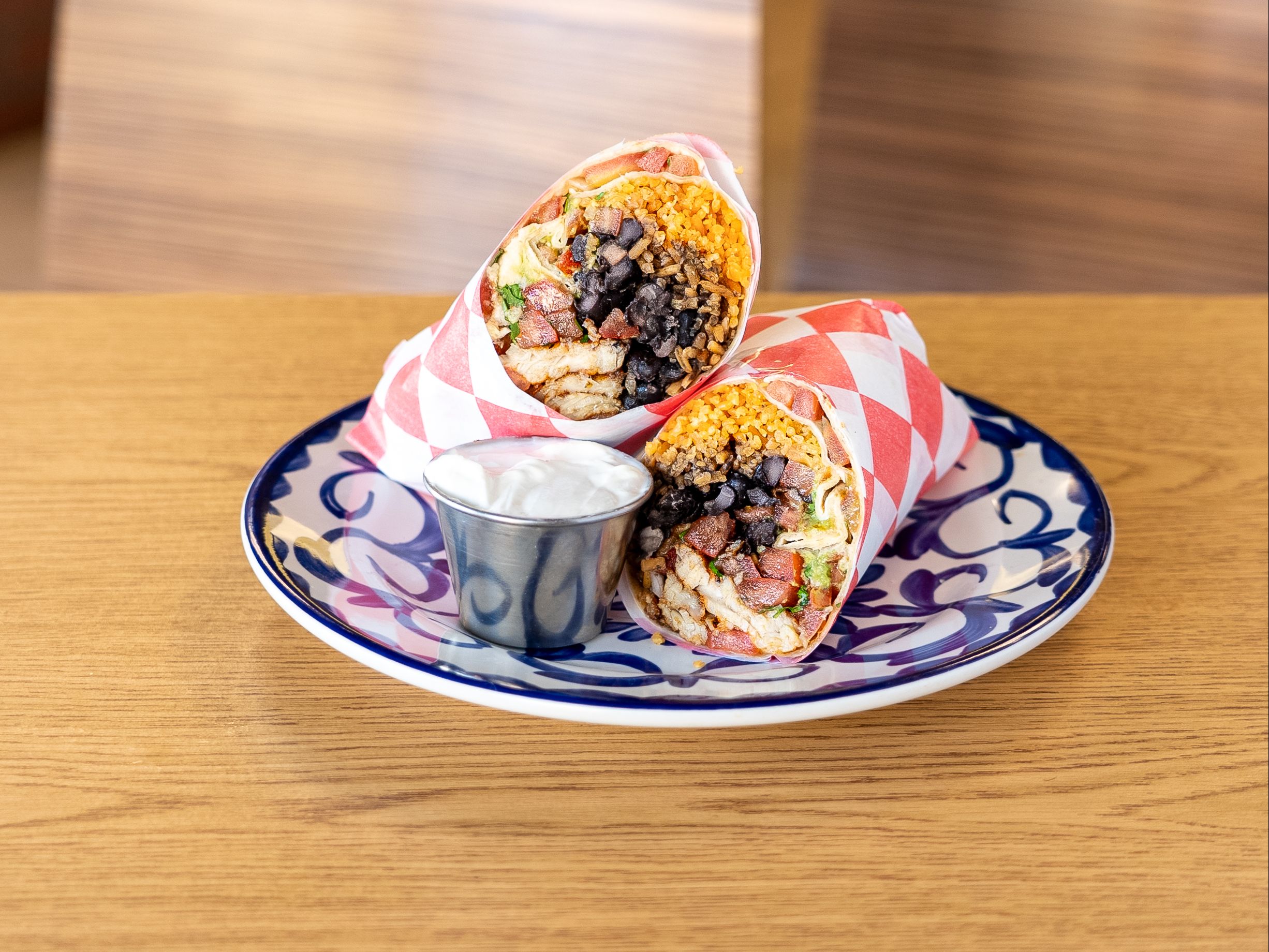 Short Ribs BBQ (pork) Burrito