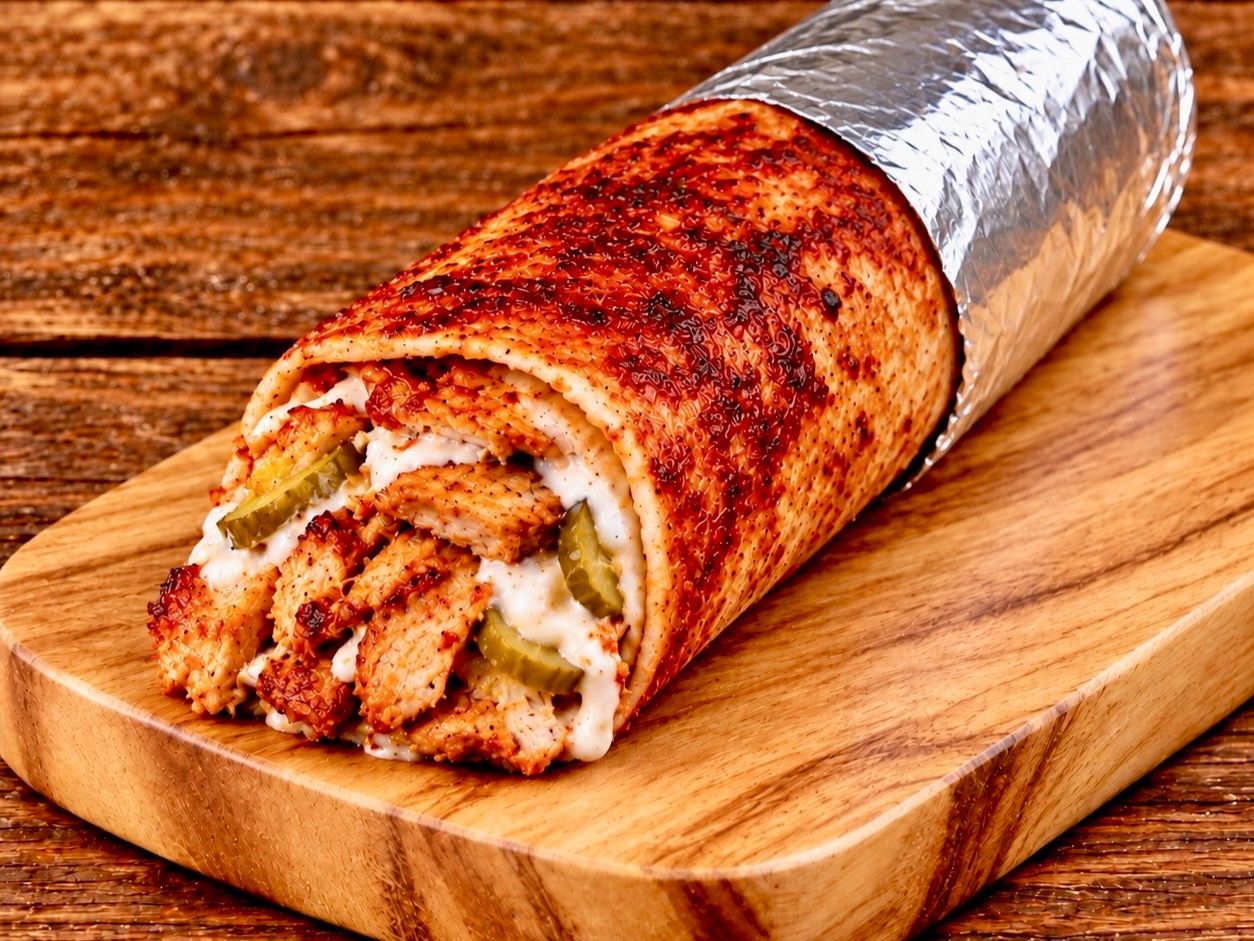 Crispy Chicken Shawerma Sandwich