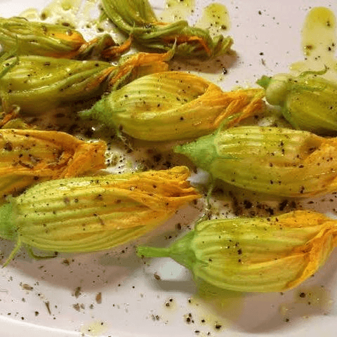 Stuffed Zucchini Blossoms (While Supplies Last)