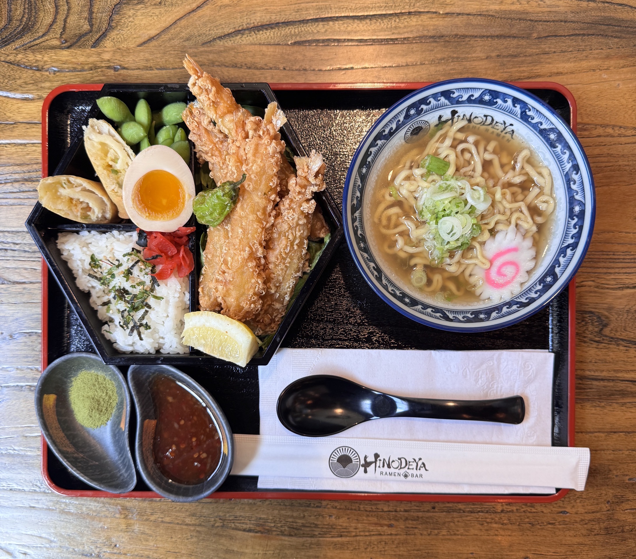 Shrimp Tempura Bento with Mini Ramen