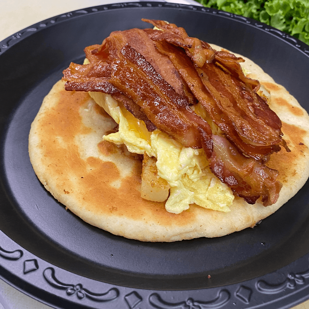 Bacon, Egg and Cheese Pita